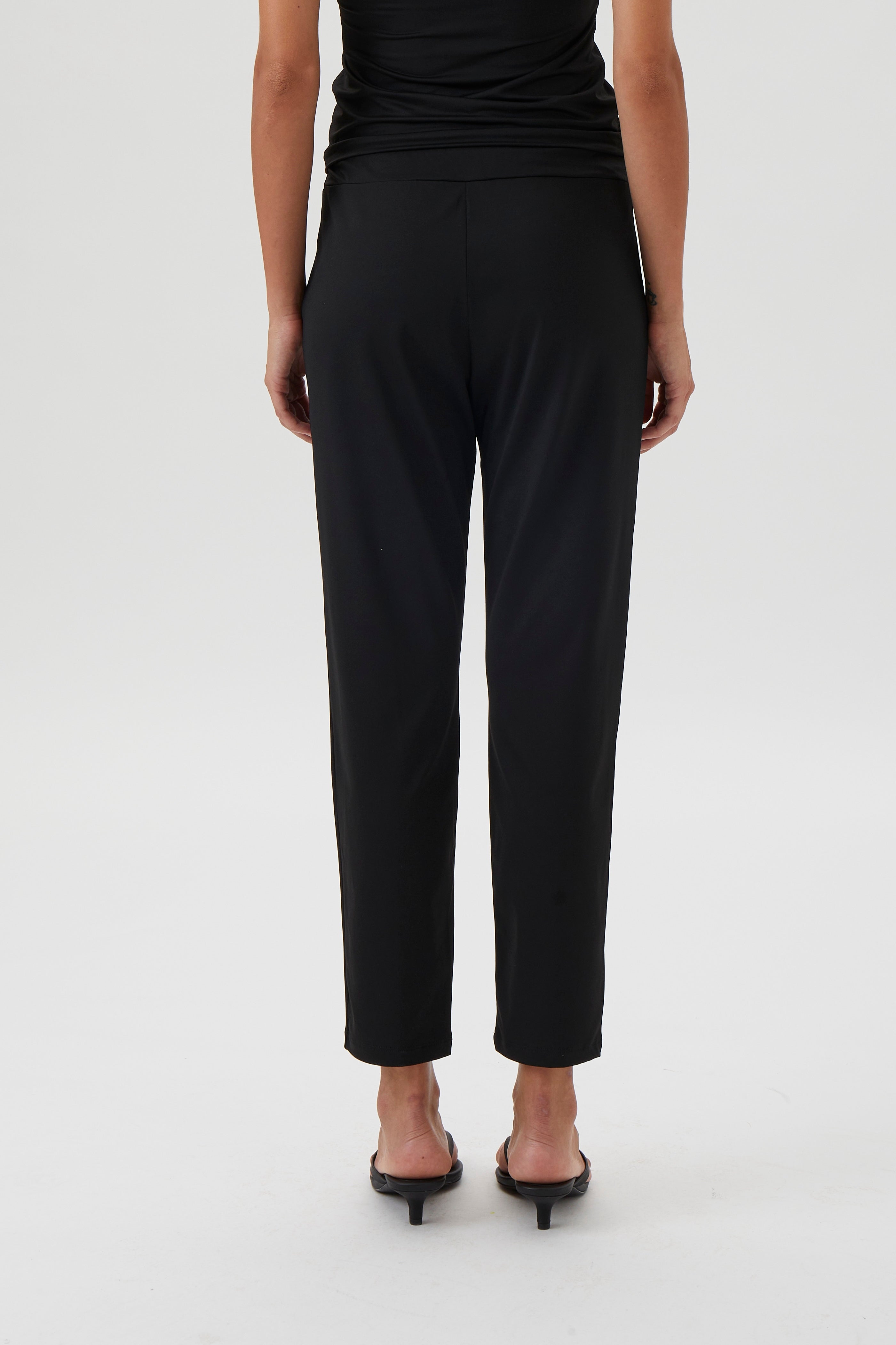 Drawstring Pants 4015 Nair - Black