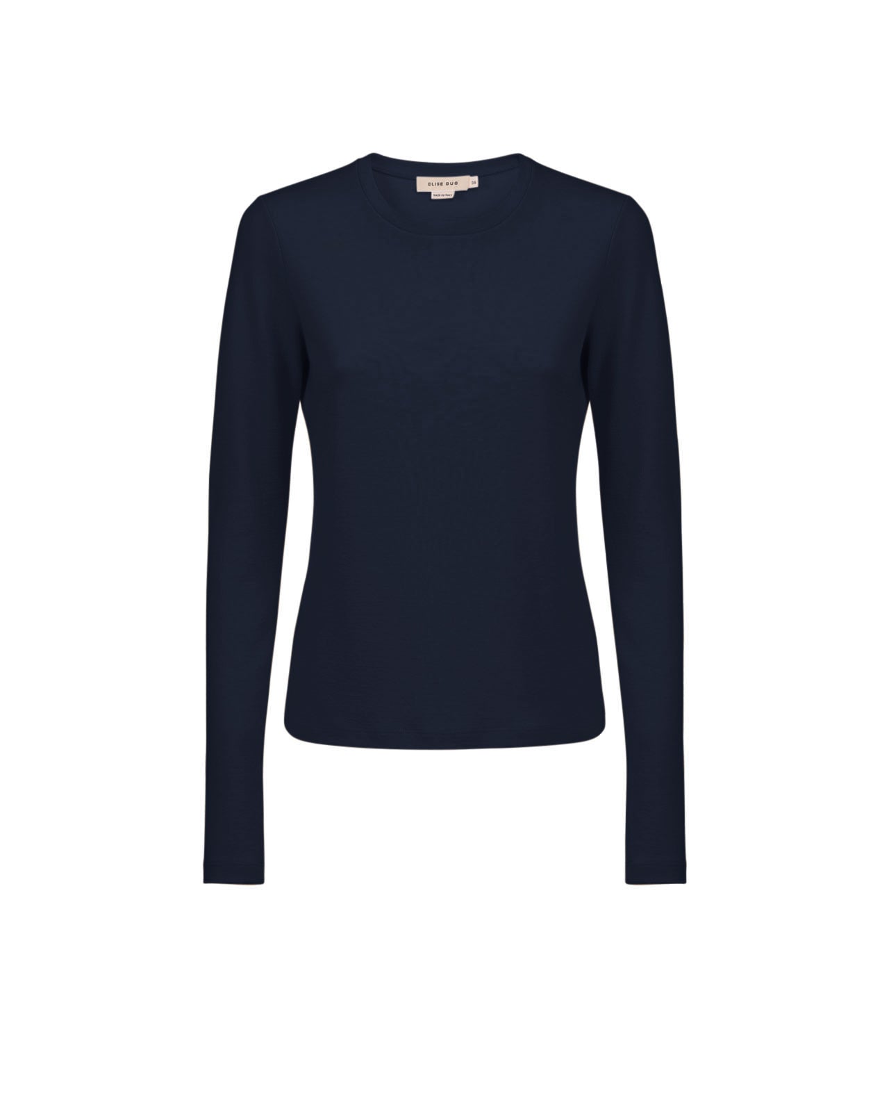 Classic T-shirt blouse detail at wrist - 1168 Blue