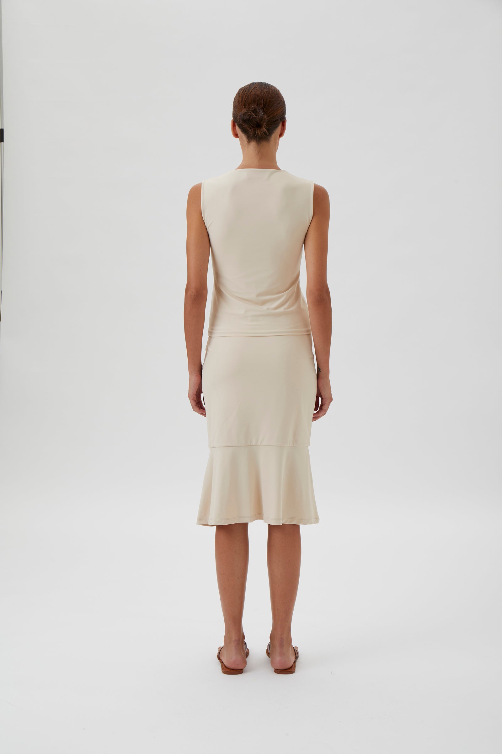 Blouse No Sleeves - 1182 Nilo Peanut