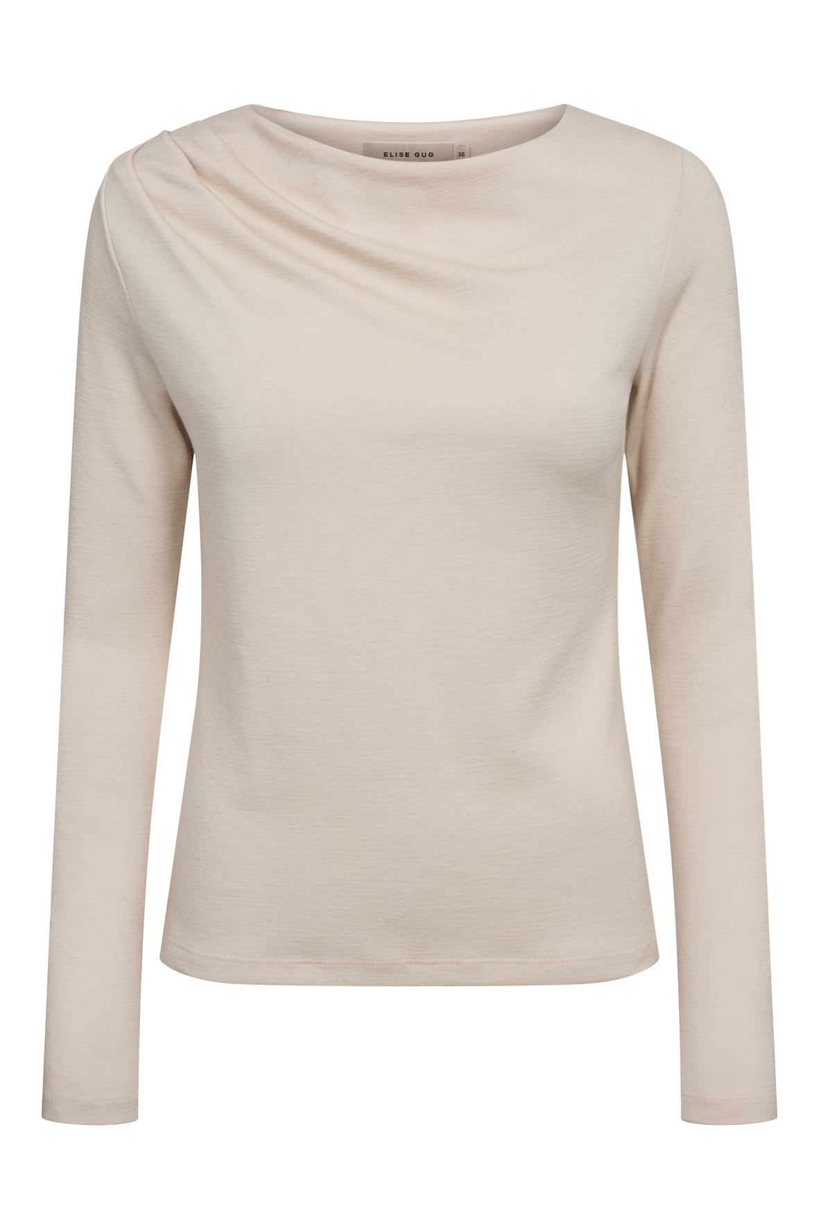 Blouse with Shoulder Pleats in Darfo – 1201 Cream