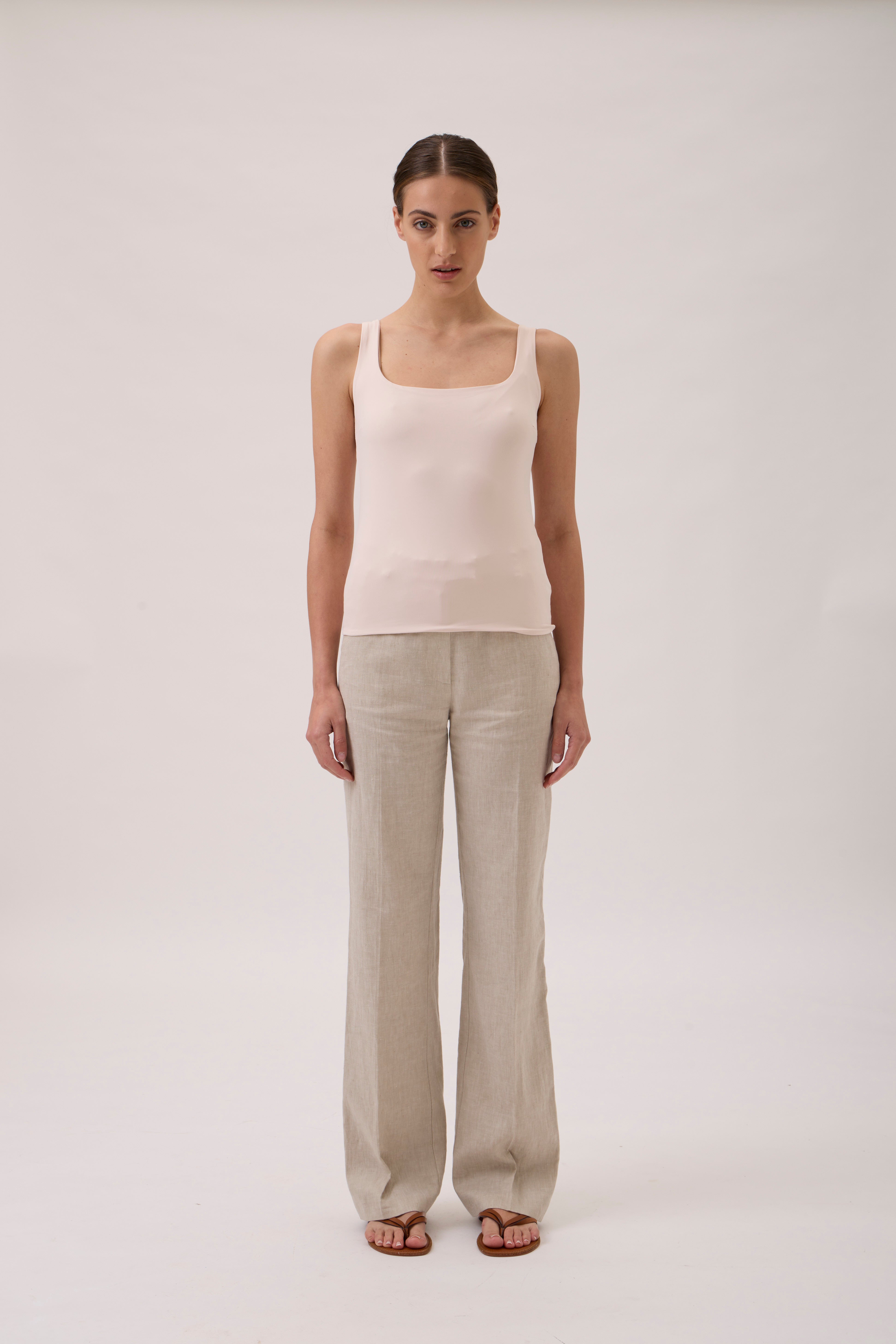Pants-473b-Lino - Sand