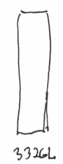 Long Skirt with Slits – Nilo 3326-L BLACK