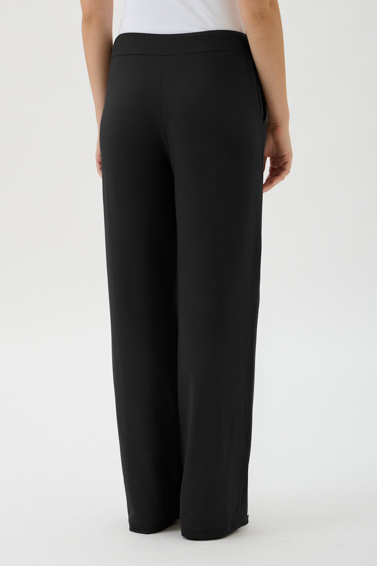 Drawstring Pants Wide Legs - 4024 NAIR BLACK