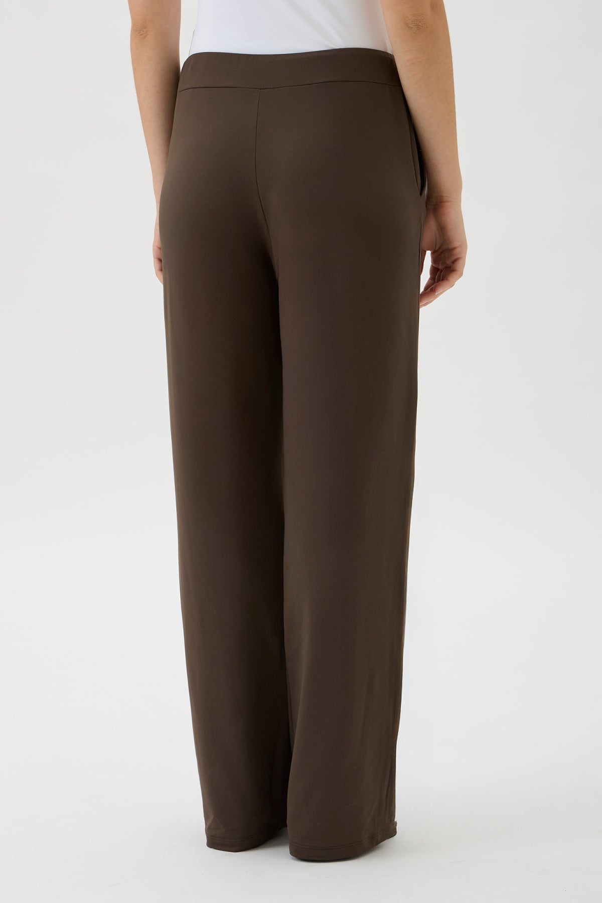 Drawstring Pants Wide Legs - 4024 NAIR CIOCCOLATO