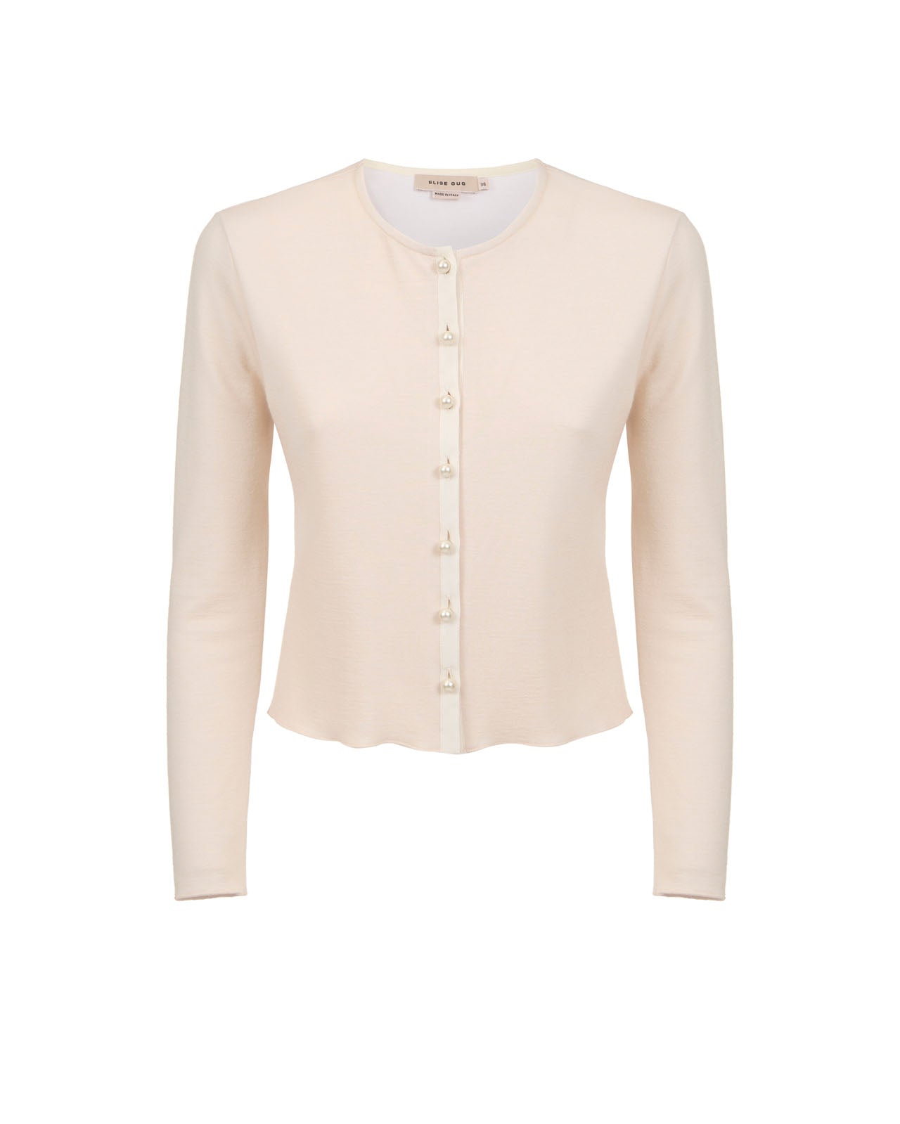 Cardigan Pearl Buttons - 5004 Darfo Cream