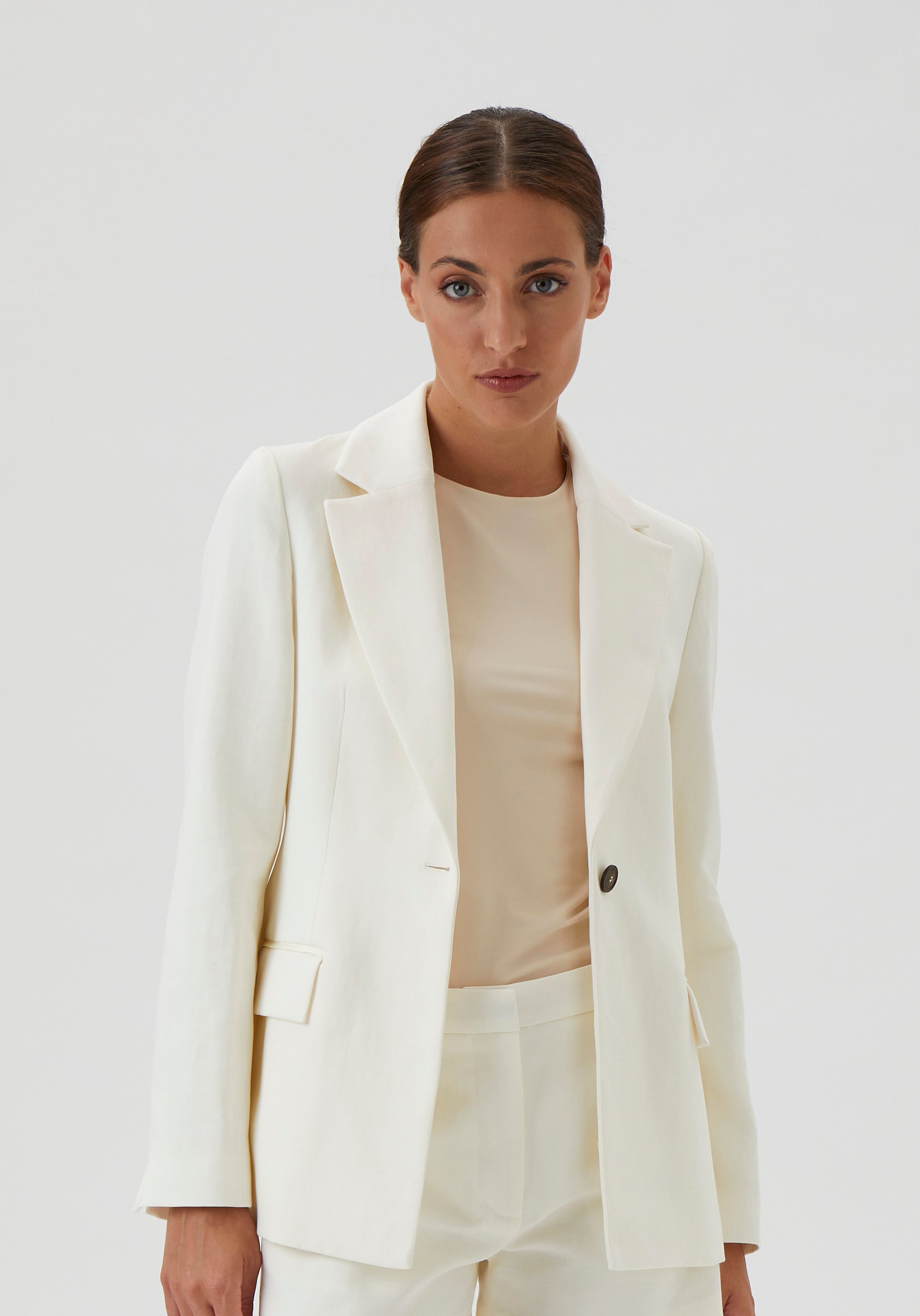 Classic mens jacket in cotton linen
