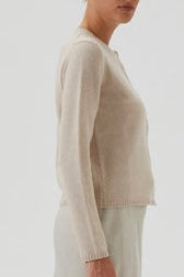 Cardigan With Long Sleeves - Matis - 7069 Light Beige