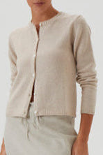 Cardigan With Long Sleeves - Matis - 7069 Light Beige