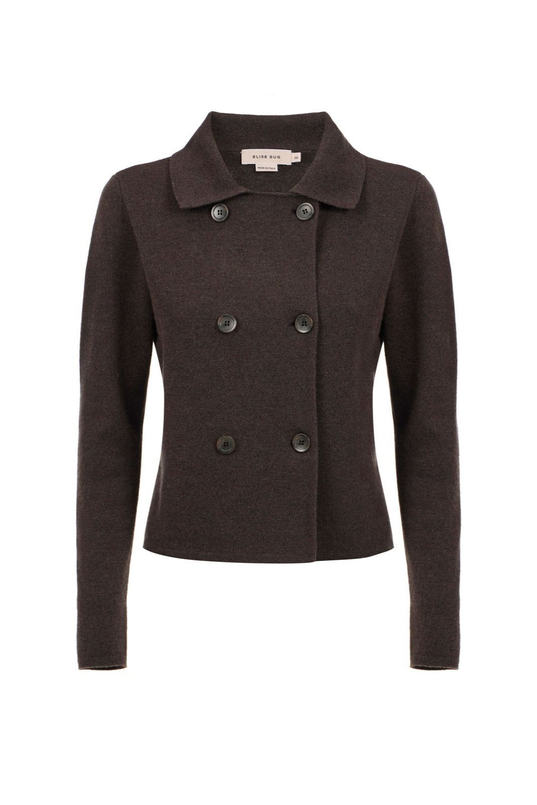 Knitted Jacket - 7080 Brown