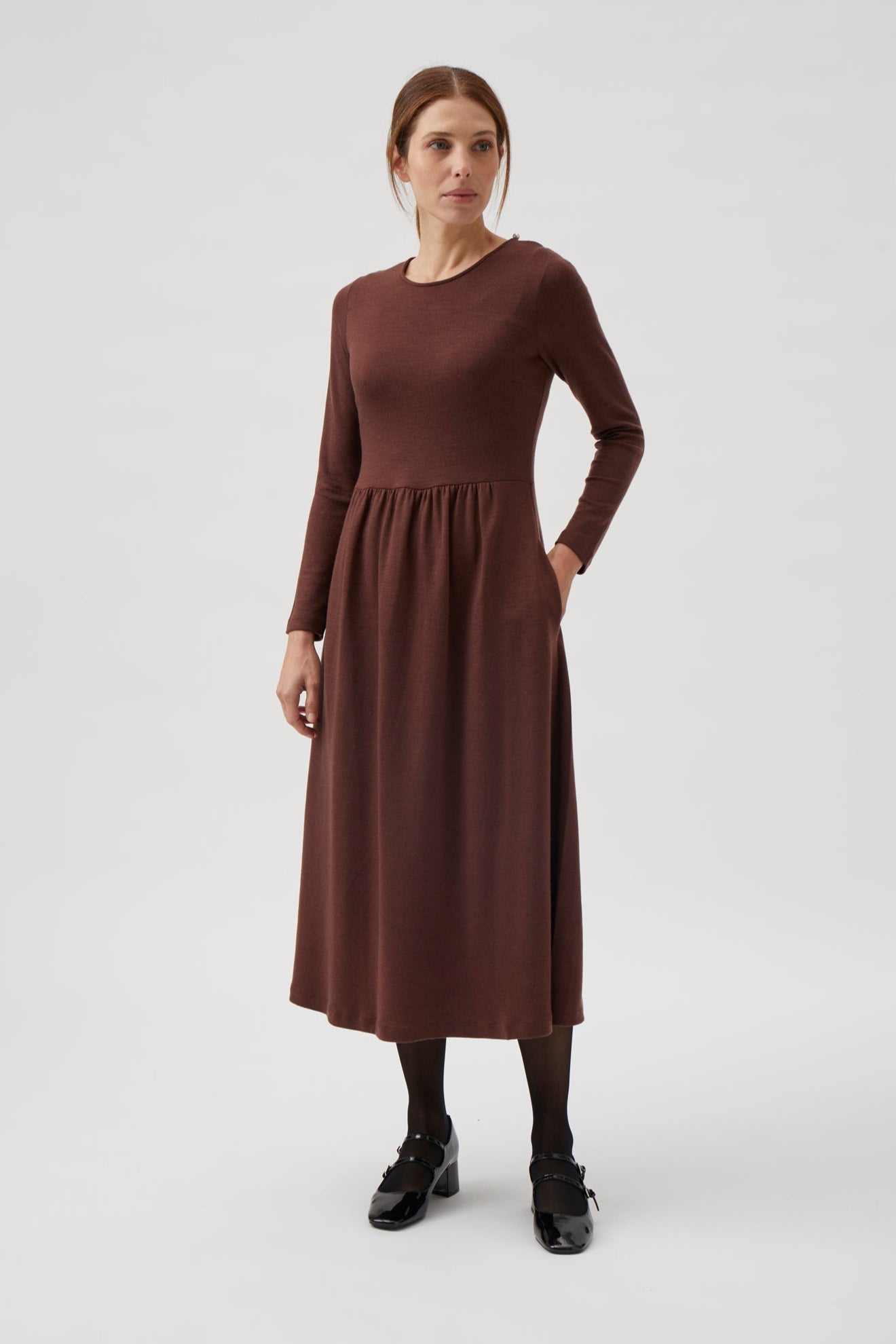 Classic Gug dress, long - Castagne