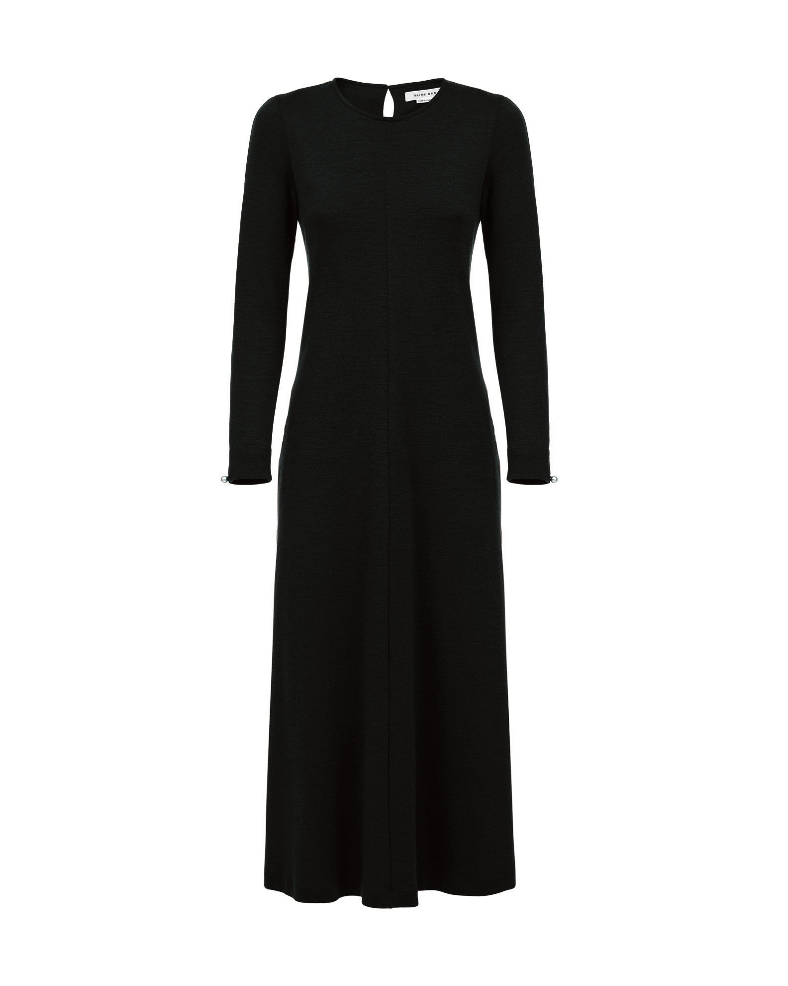 Flared Skirt Dress - 9505 Black