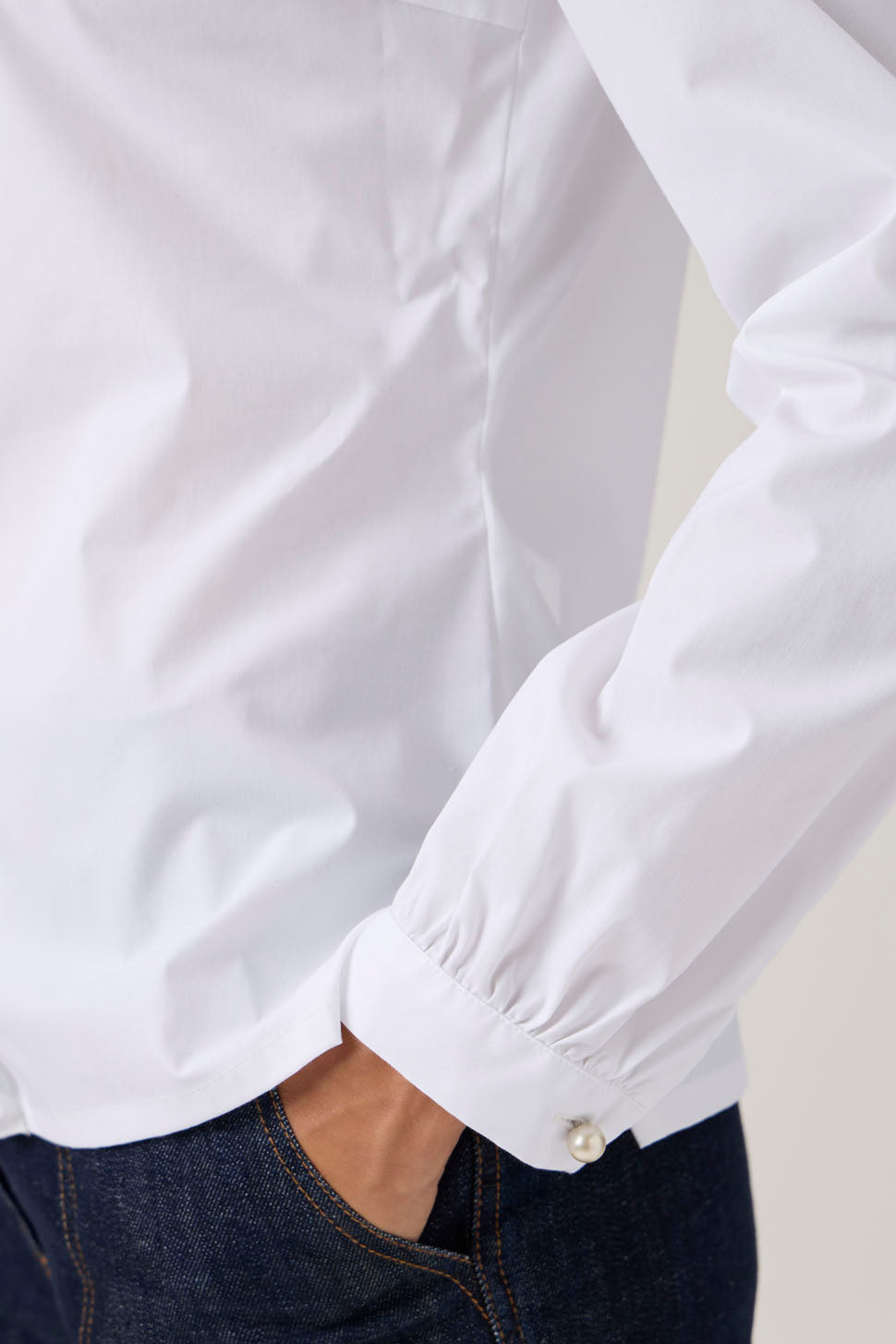 Blouse Rouge In Front - 208 White