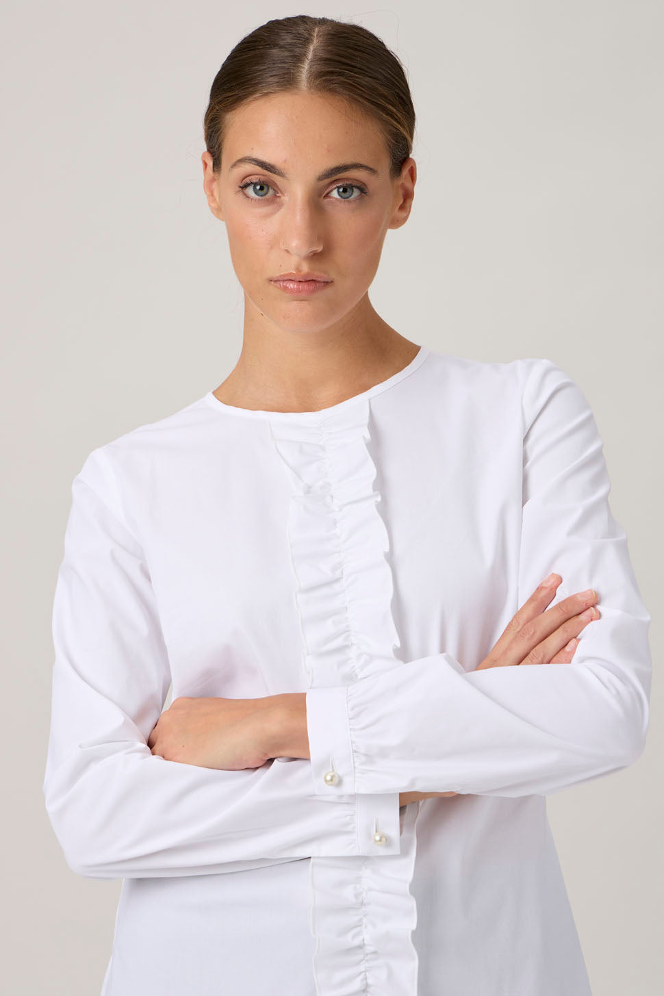 Blouse Rouge In Front - 208 White