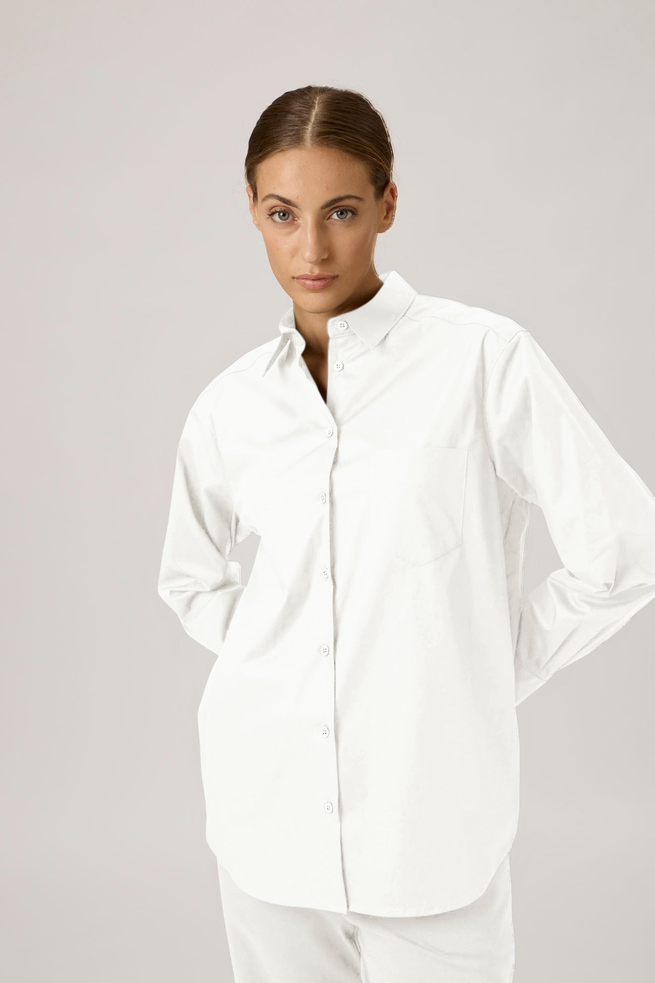 Classic Shirt boyfriend – 2237 White