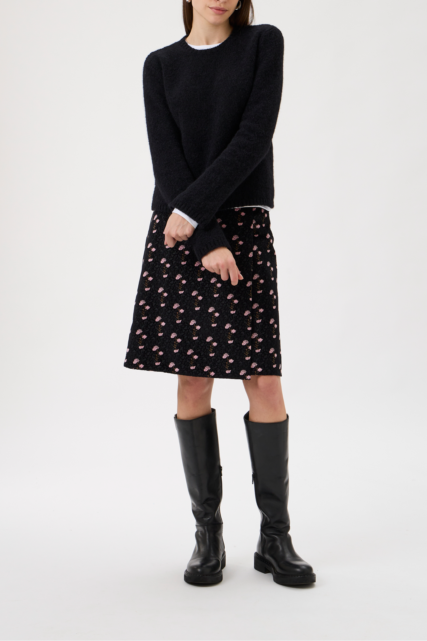 Sweater With Long Sleeves Bellone - 7067P Black