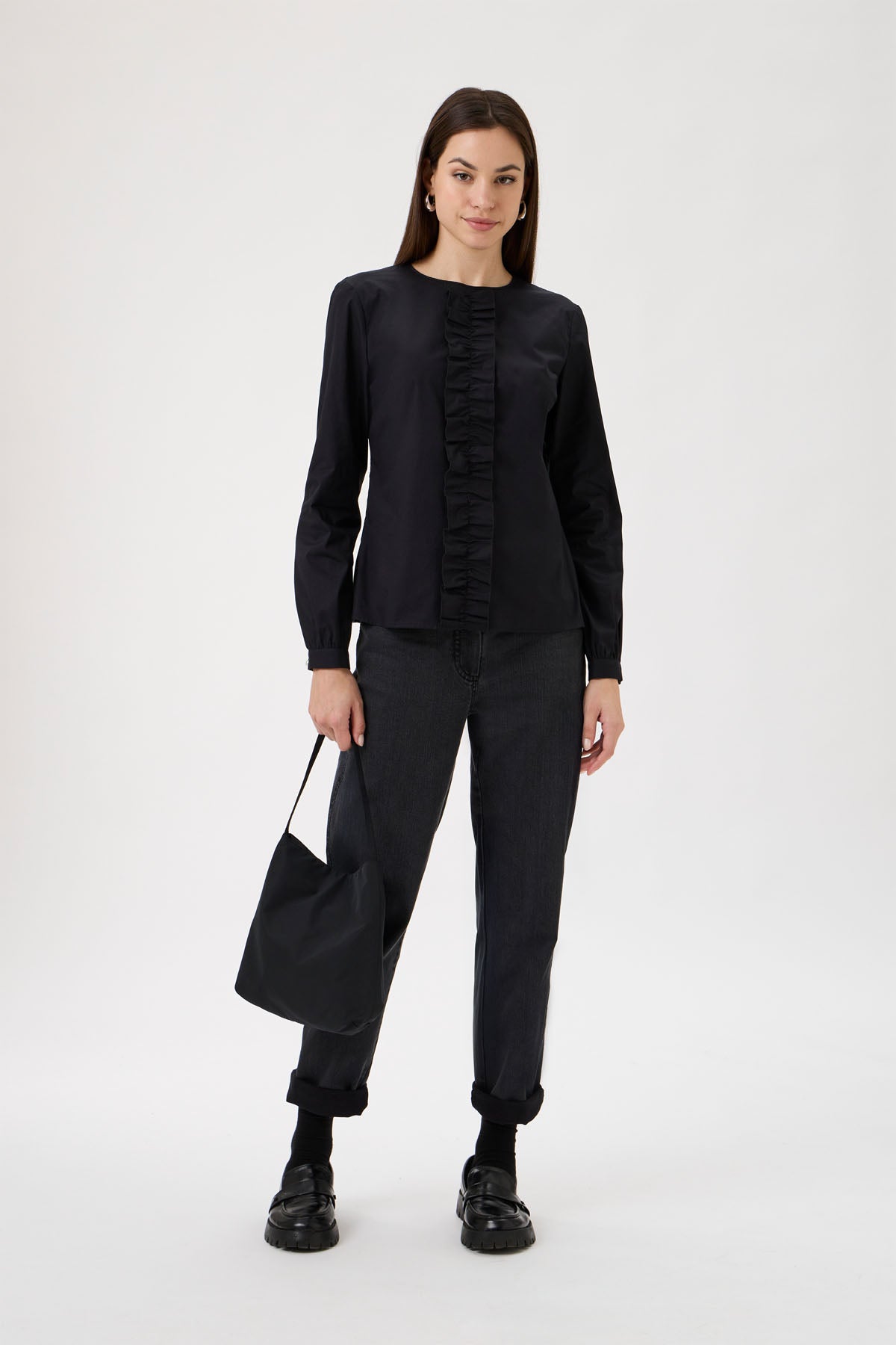 Blouse Rouge In Front - 208 Black