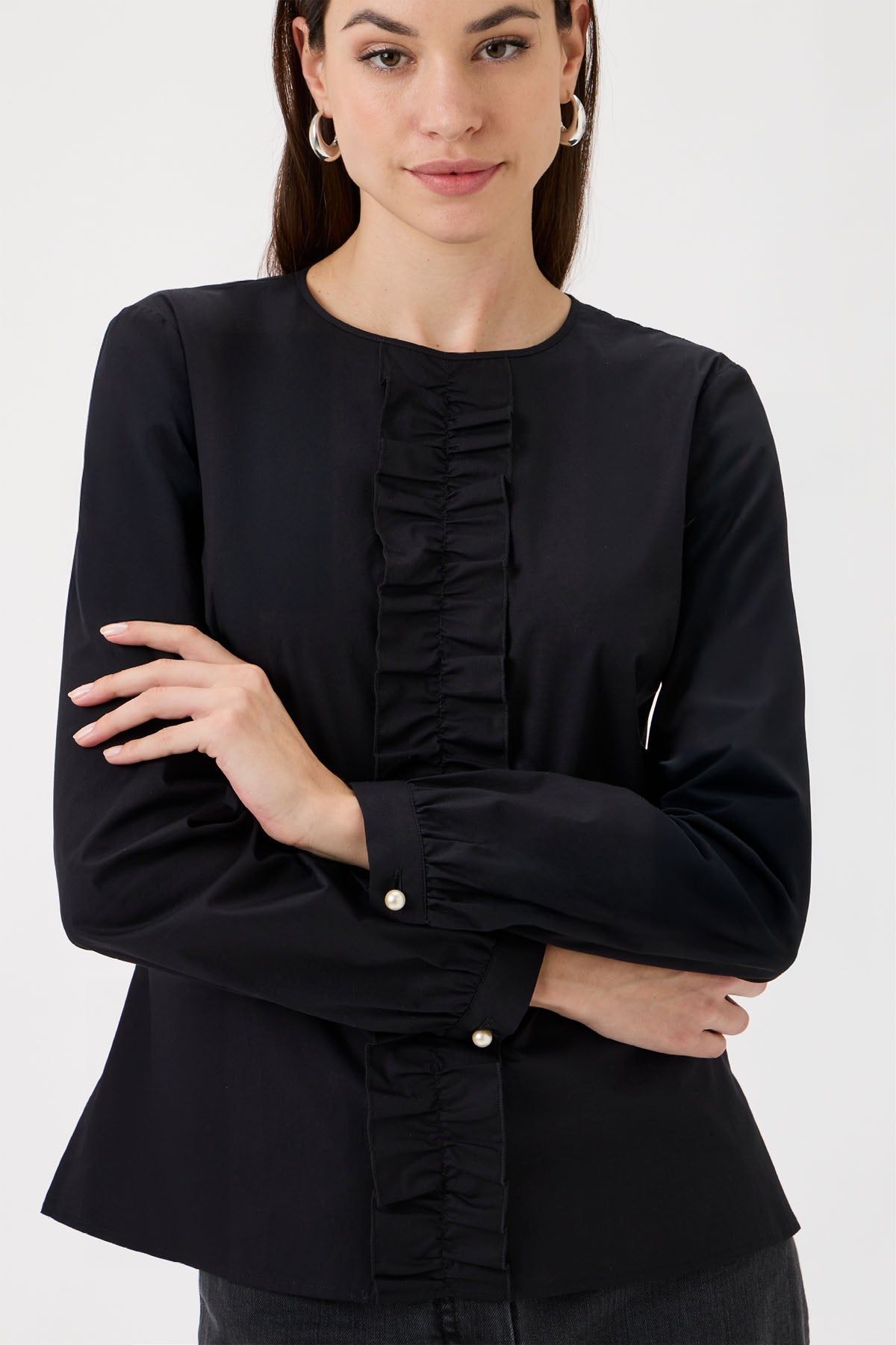 Blouse Rouge In Front - 208 Black