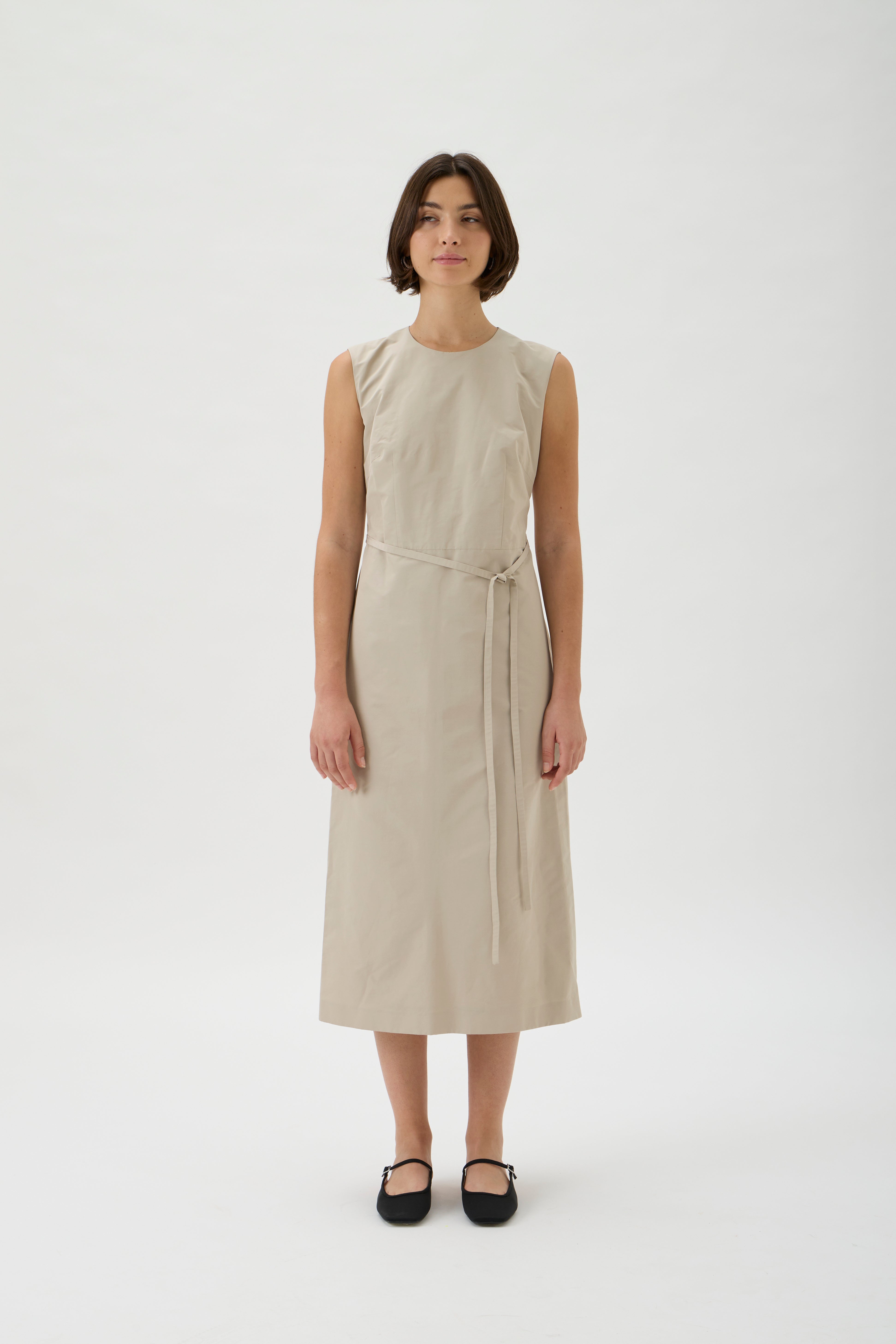 Tecno Midi Dress – 9509 Canguro Beige