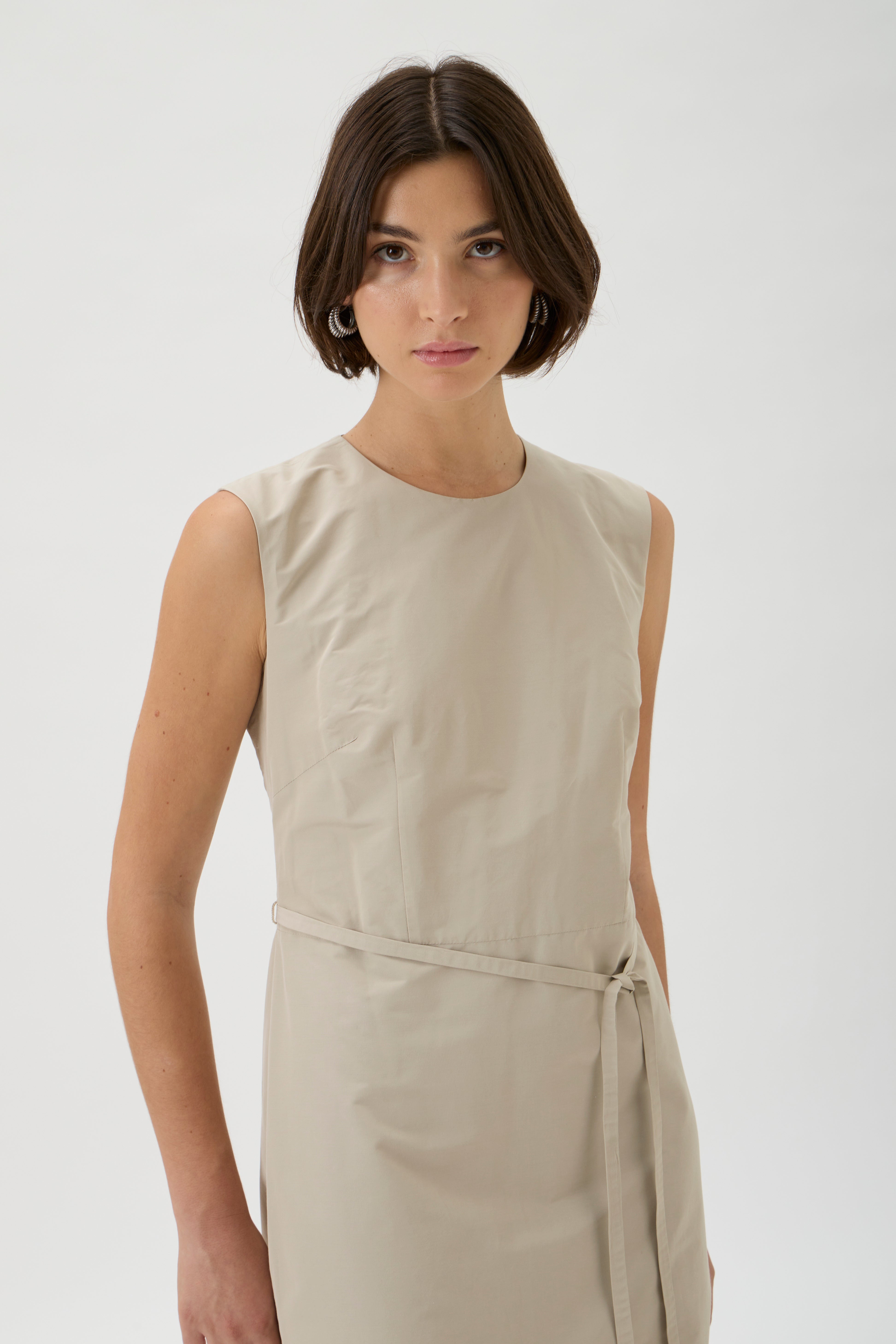 Tecno Midi Dress – 9509 Canguro Beige