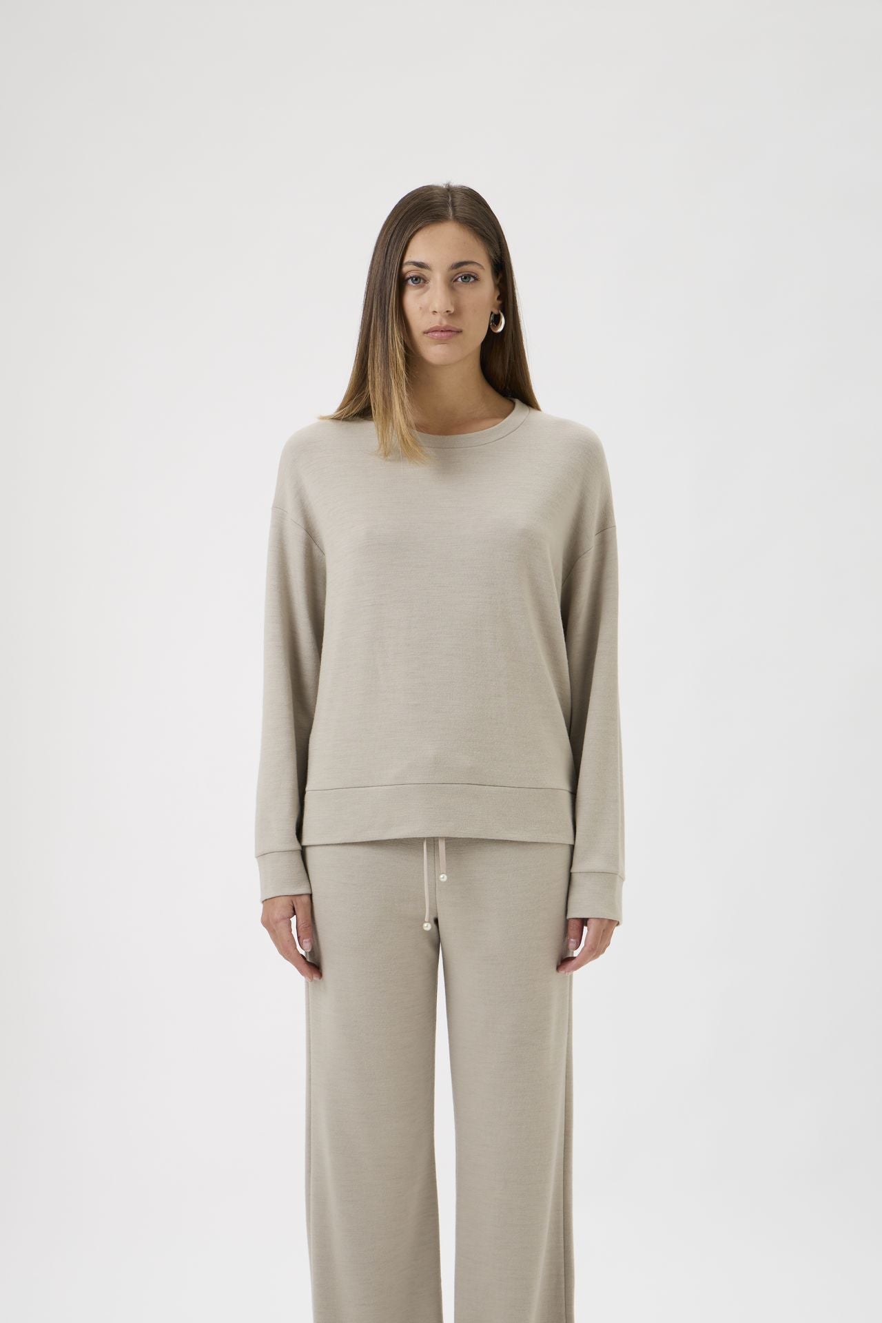 Sweatshirt - 1193 Beige