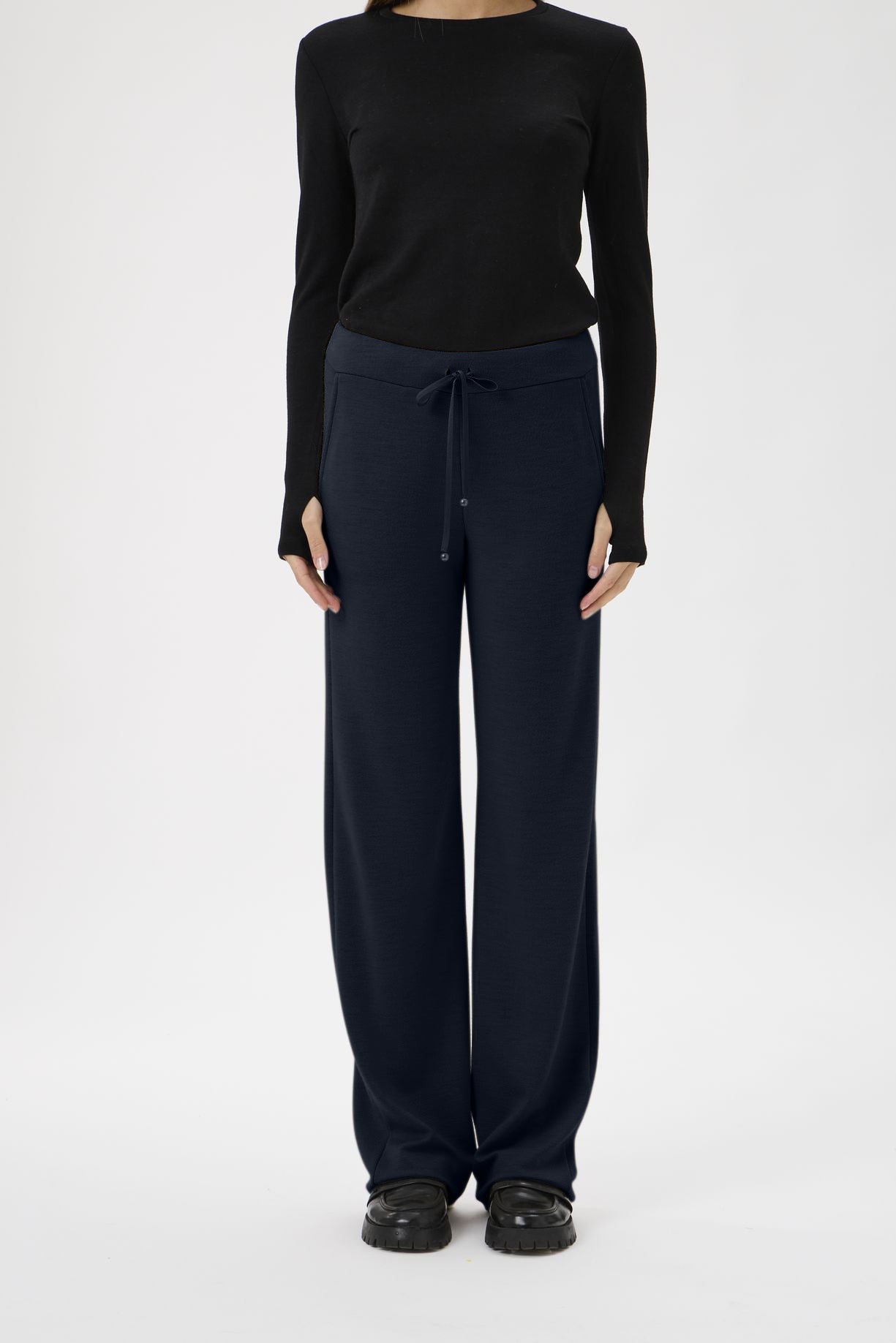 Straight Legged Pants - 4022 Blue