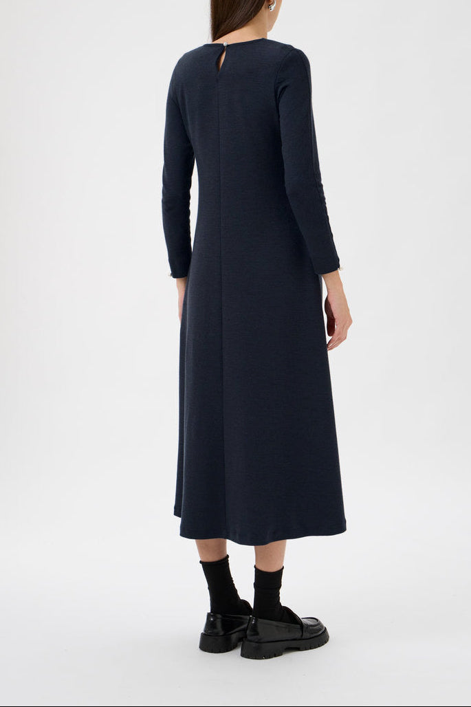 Flared Skirt Dress - 9505 Blue