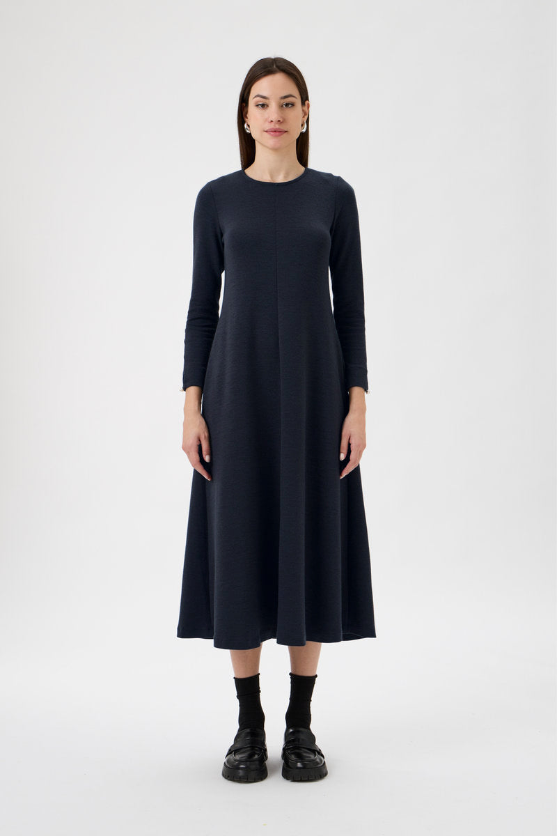 Flared Skirt Dress - 9505 Blue