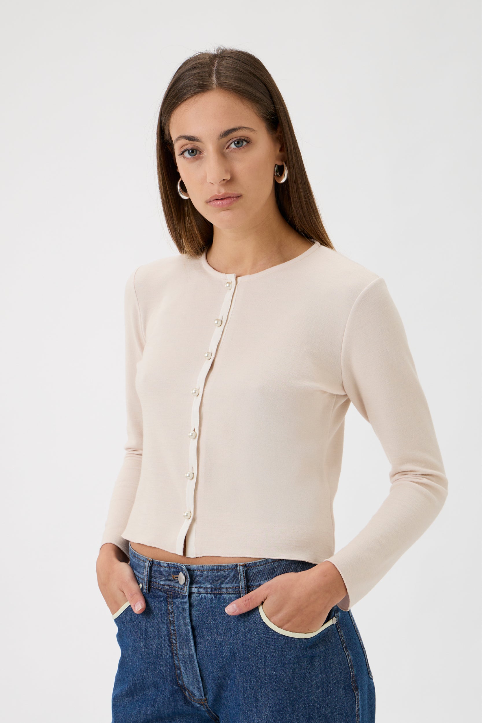 Classic Gug cardigan - Cream