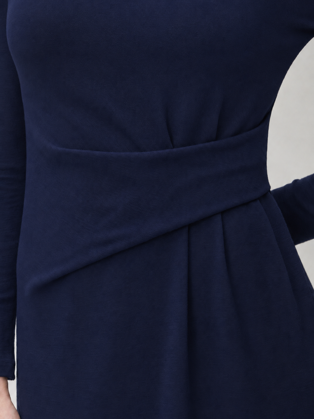 Dress with Waist Details in Darfo – 9526 Blue