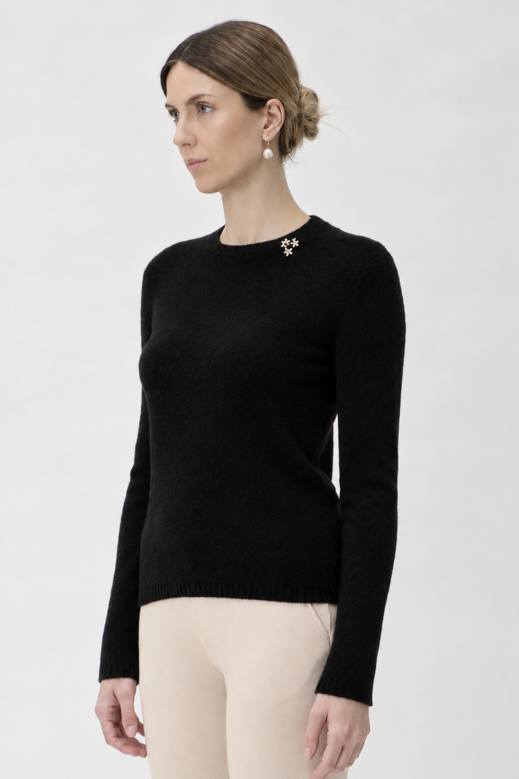 Sweater Long Sleeves in Sid – 7087 Black