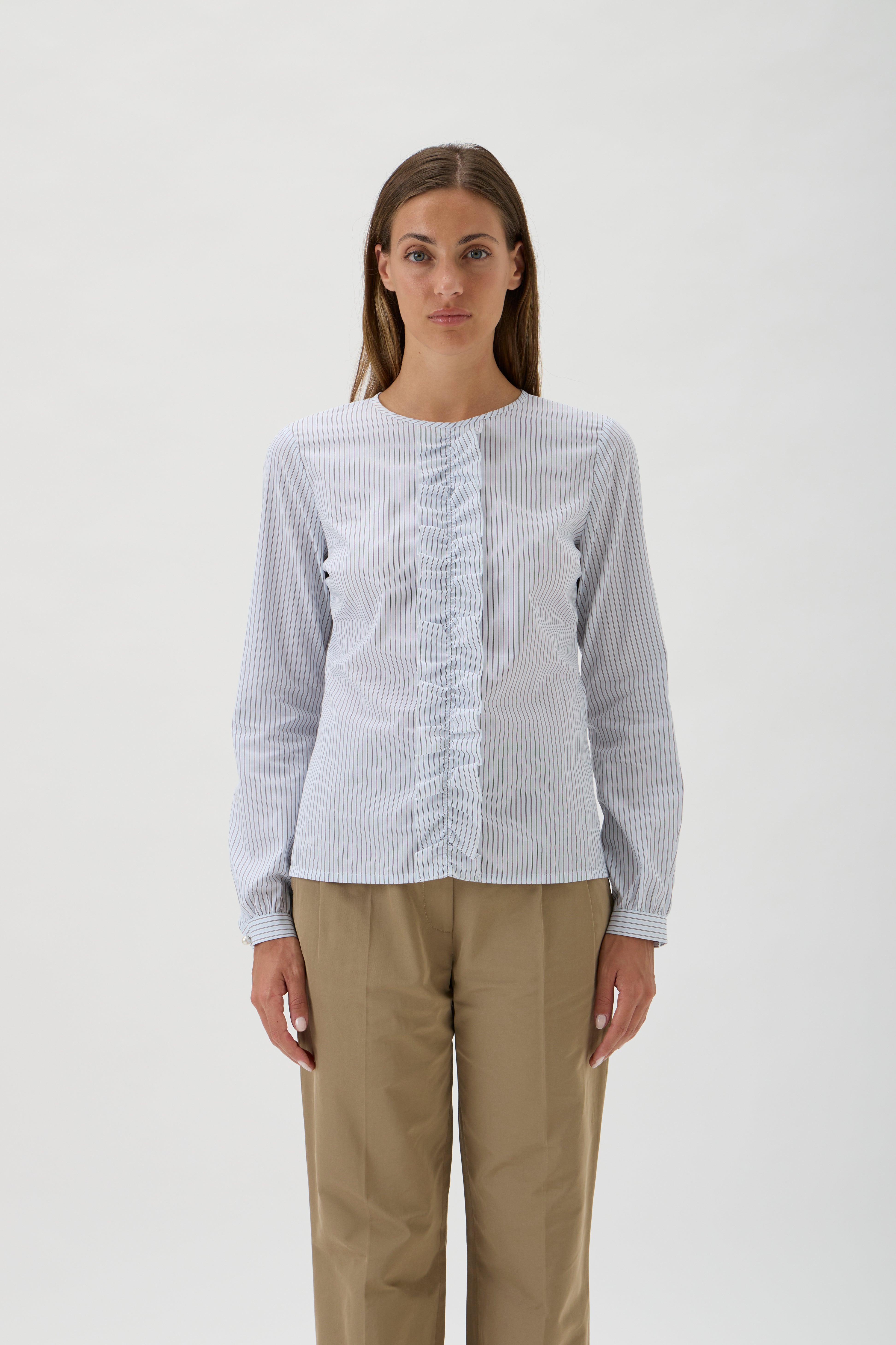 Blouse Rouge In Front – 208 Glory Stripes