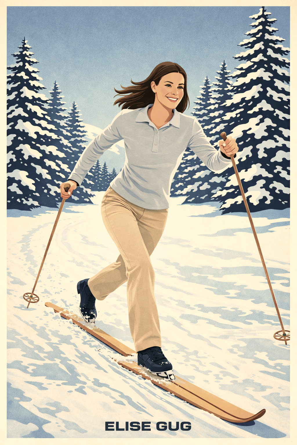 A refined long-sleeved polo sweater - Harmony 7051 Grey