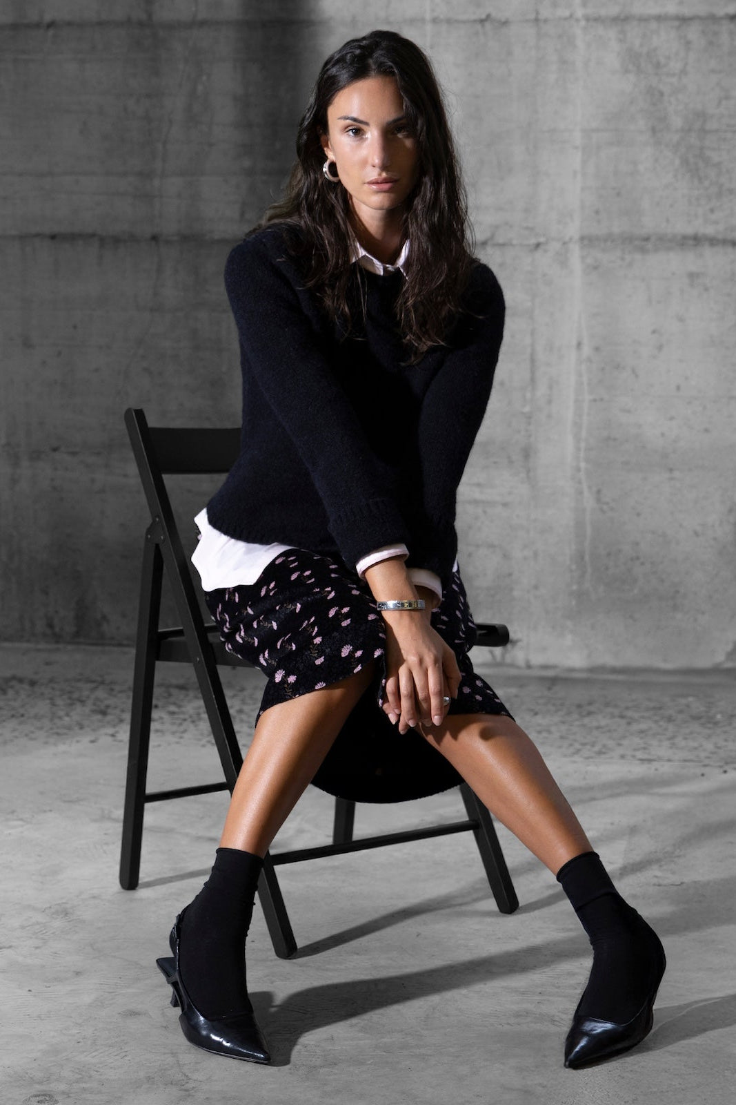 Sweater, Long Sleeves - Matis - 7067P Black