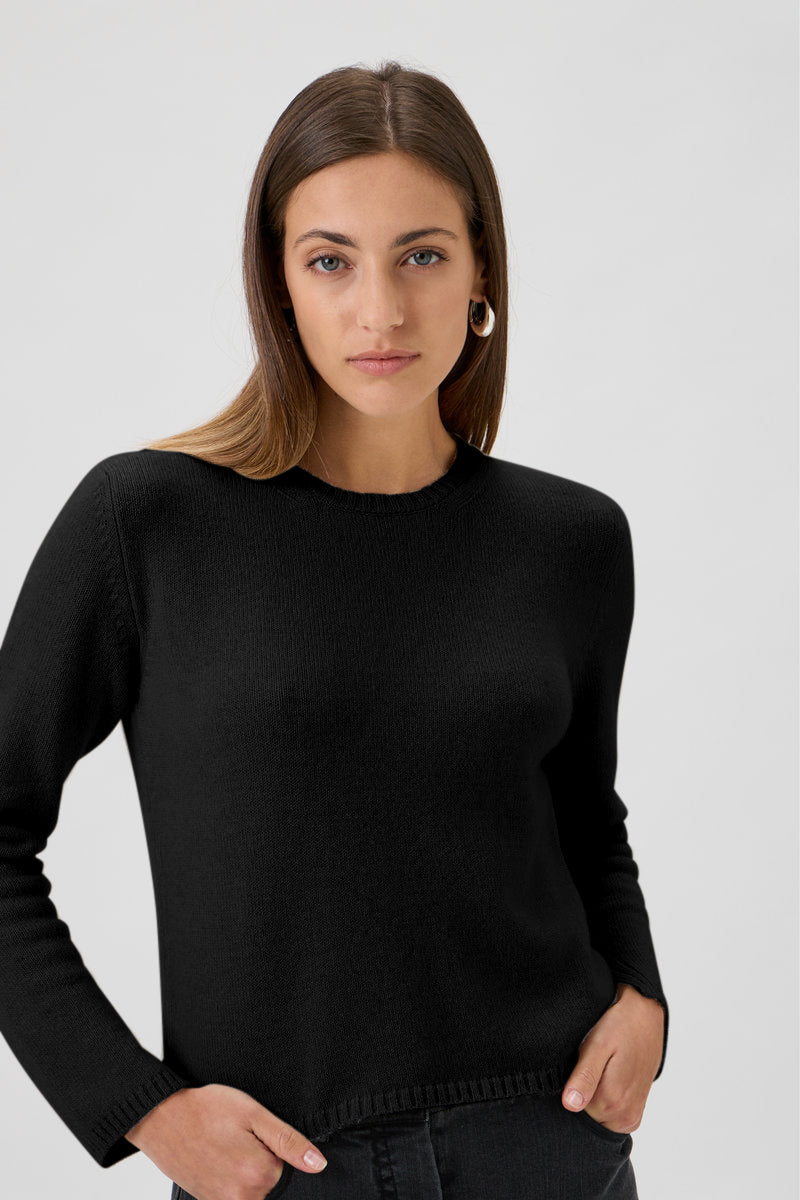 Sweater, Long Sleeves - Matis - 7067P Black