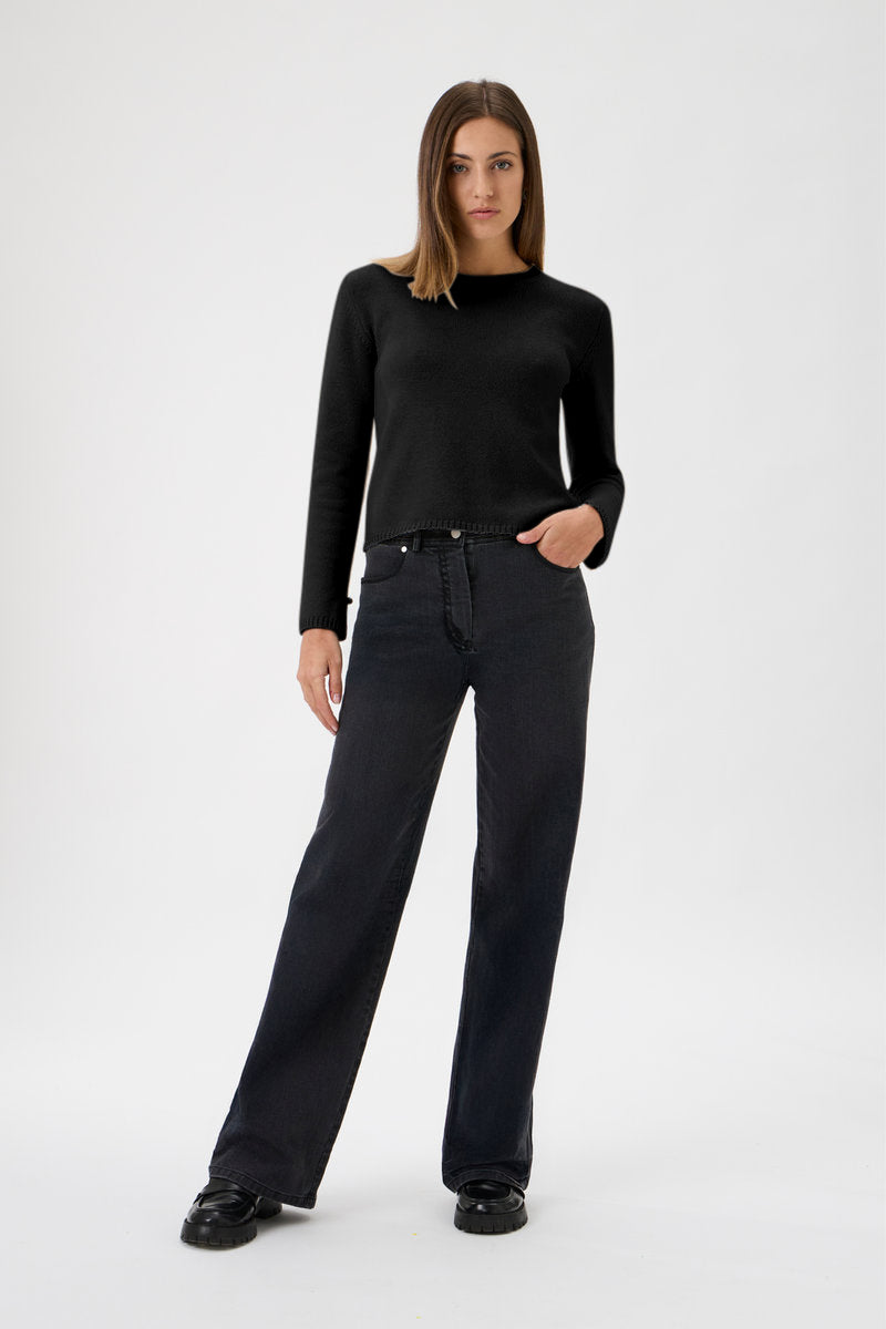 Sweater, Long Sleeves - Matis - 7067P Black