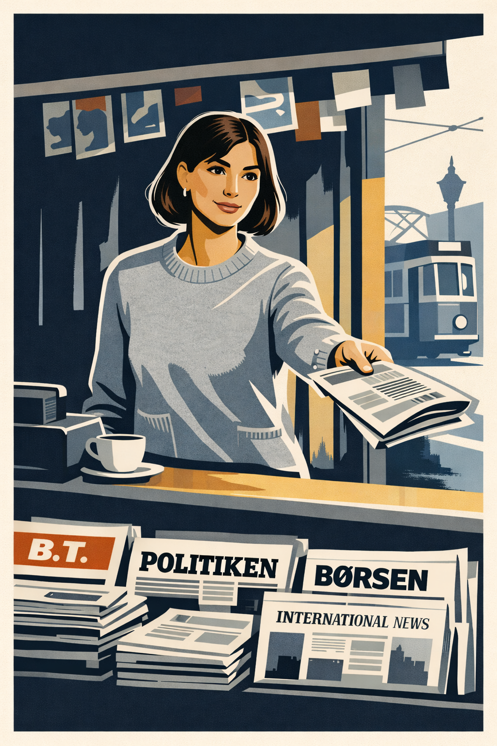 Sweater with pockets and pearls - 7067PT Light Grey