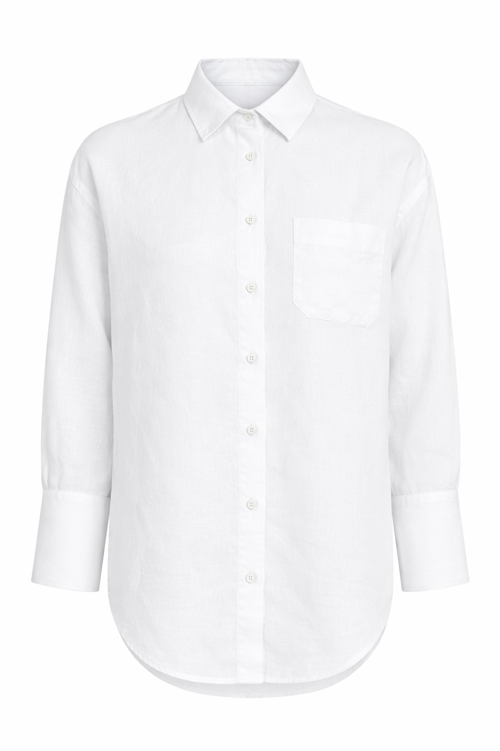 Boyfriend Cotton Shirt – Maxlin 2241 WHITE