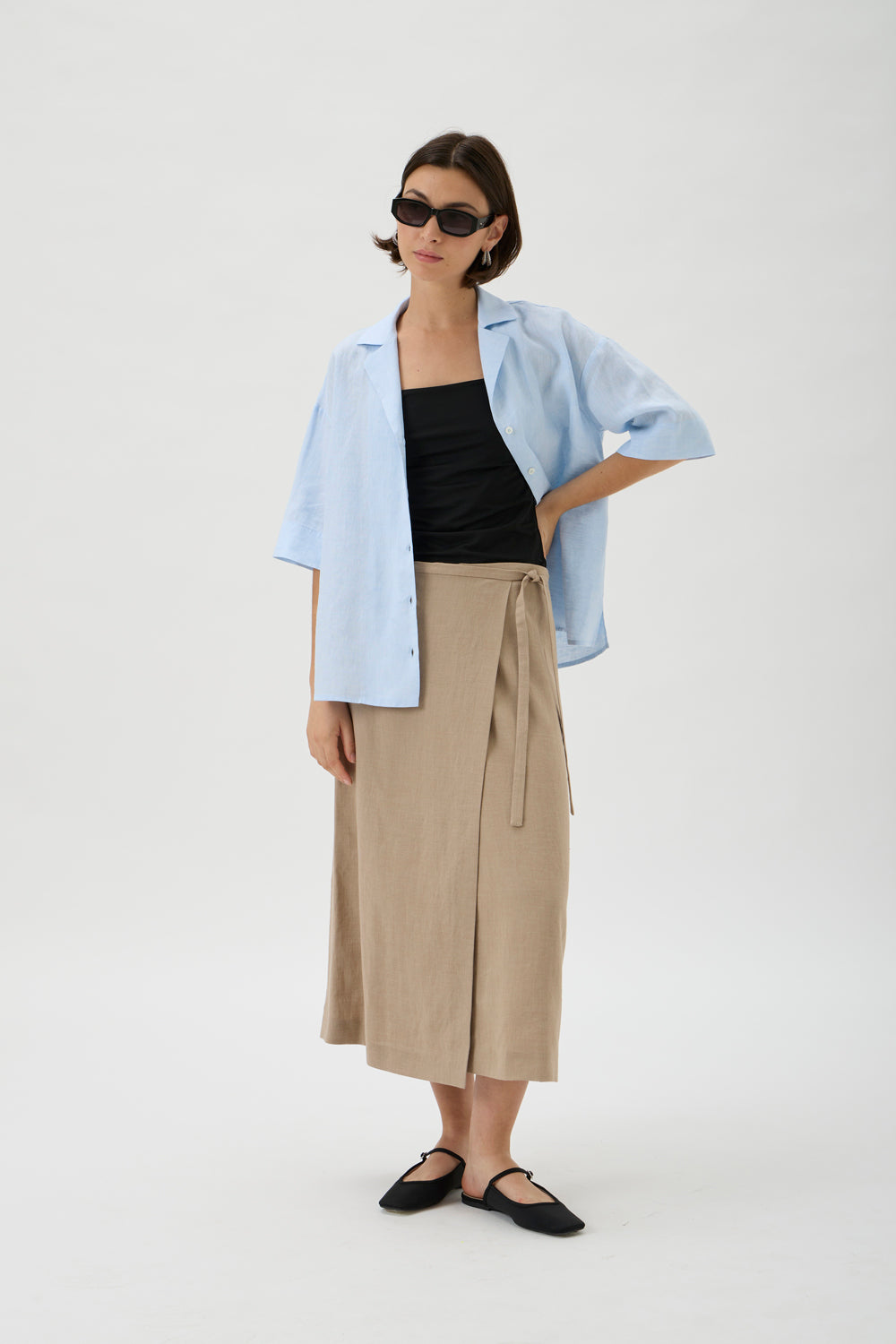 Straight skirt – Minorca 3359 | Cammello