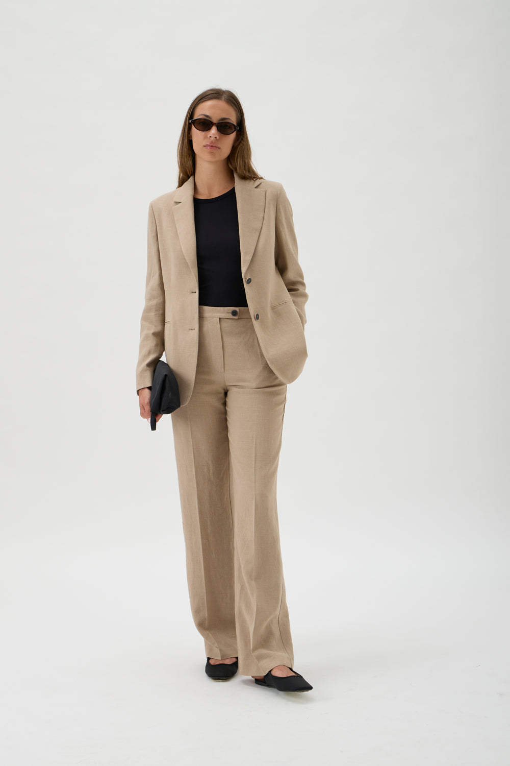 Classic Linen Blazer – 5004 Minorca 5034 CAMMELLO