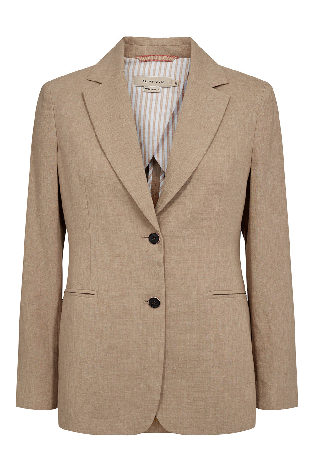 Classic Linen Blazer – 5004 Minorca 5034 CAMMELLO