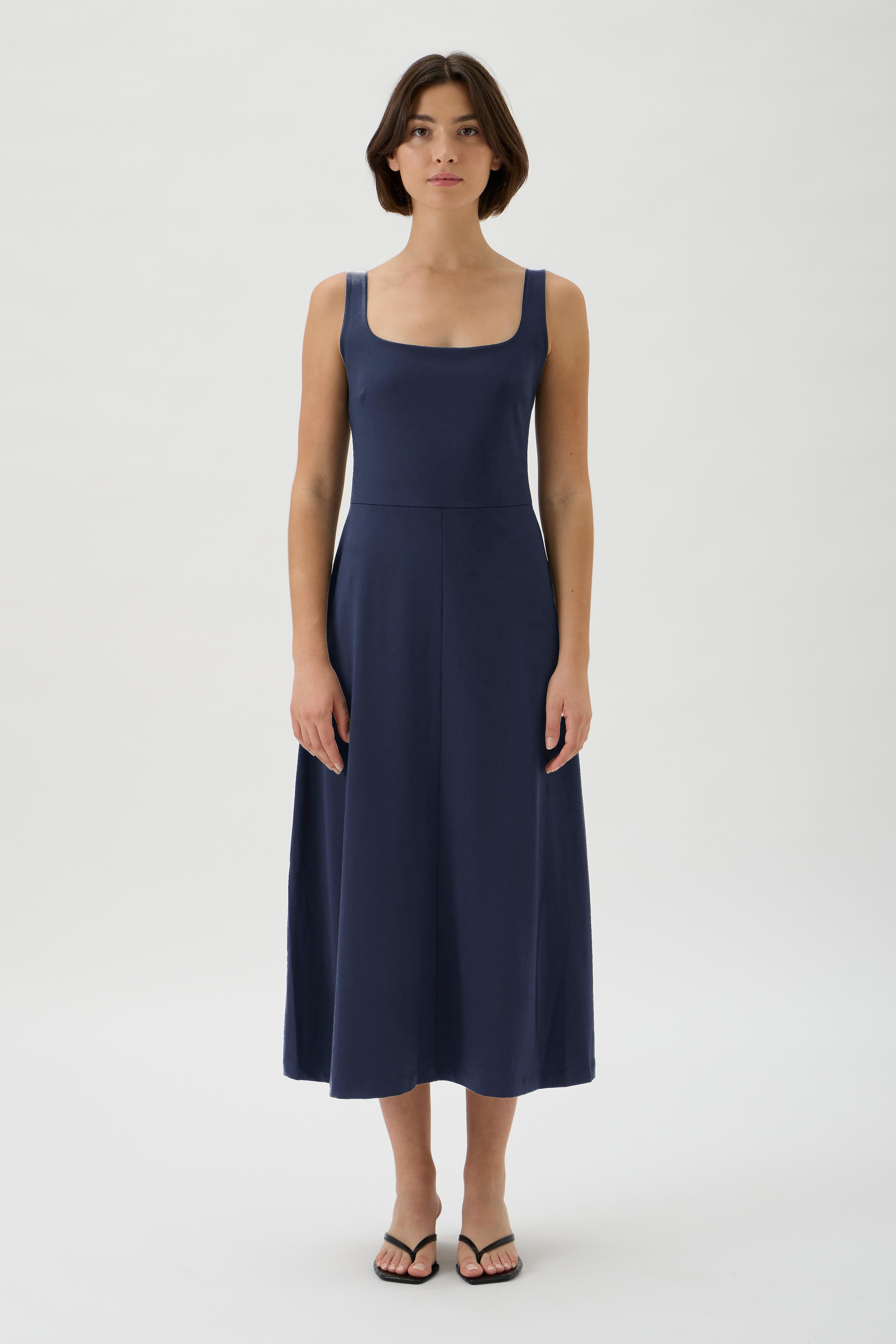 Dress Flared Skirt - 9518 Nair Blue Crew