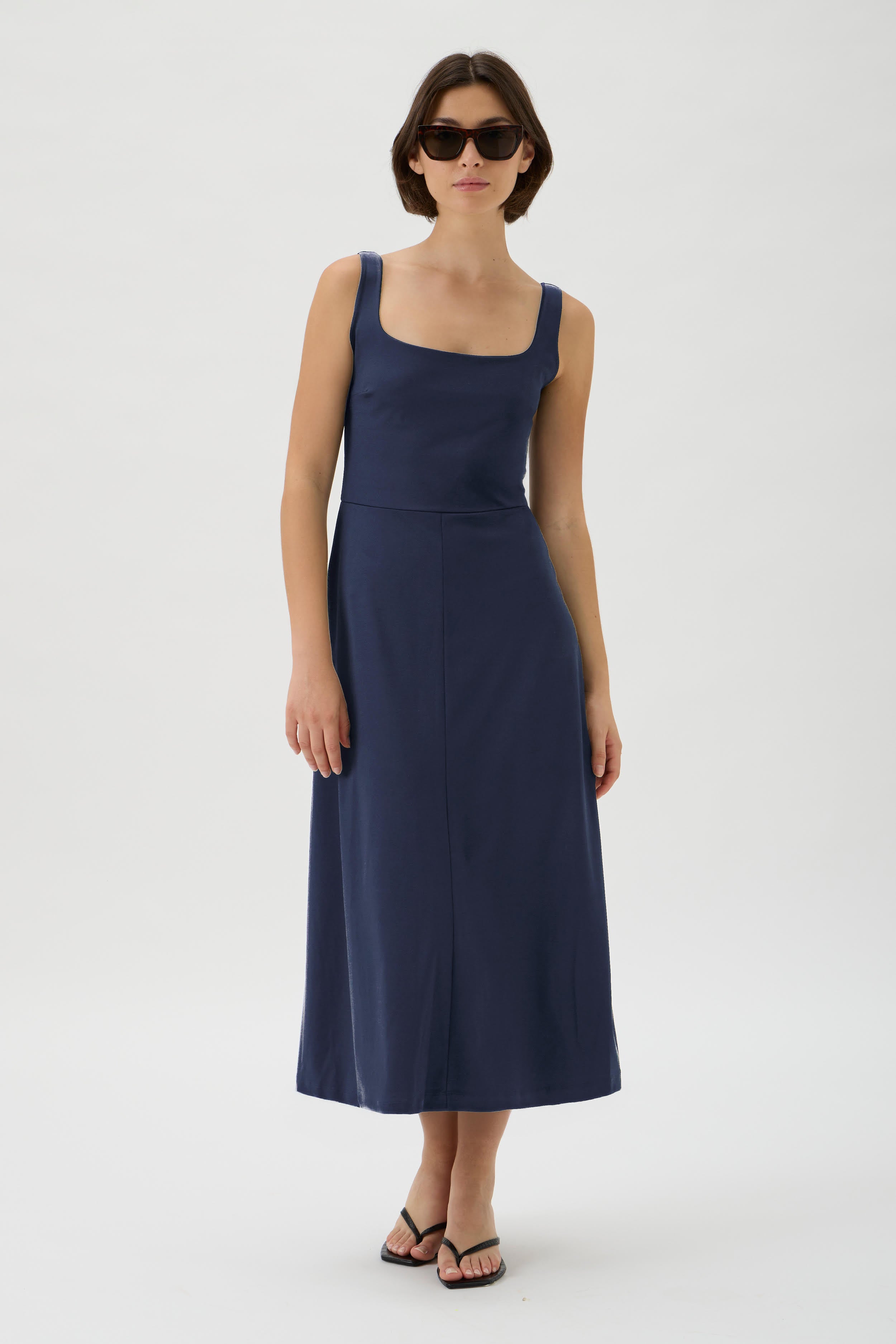 Dress Flared Skirt - 9518 Nair Blue Crew