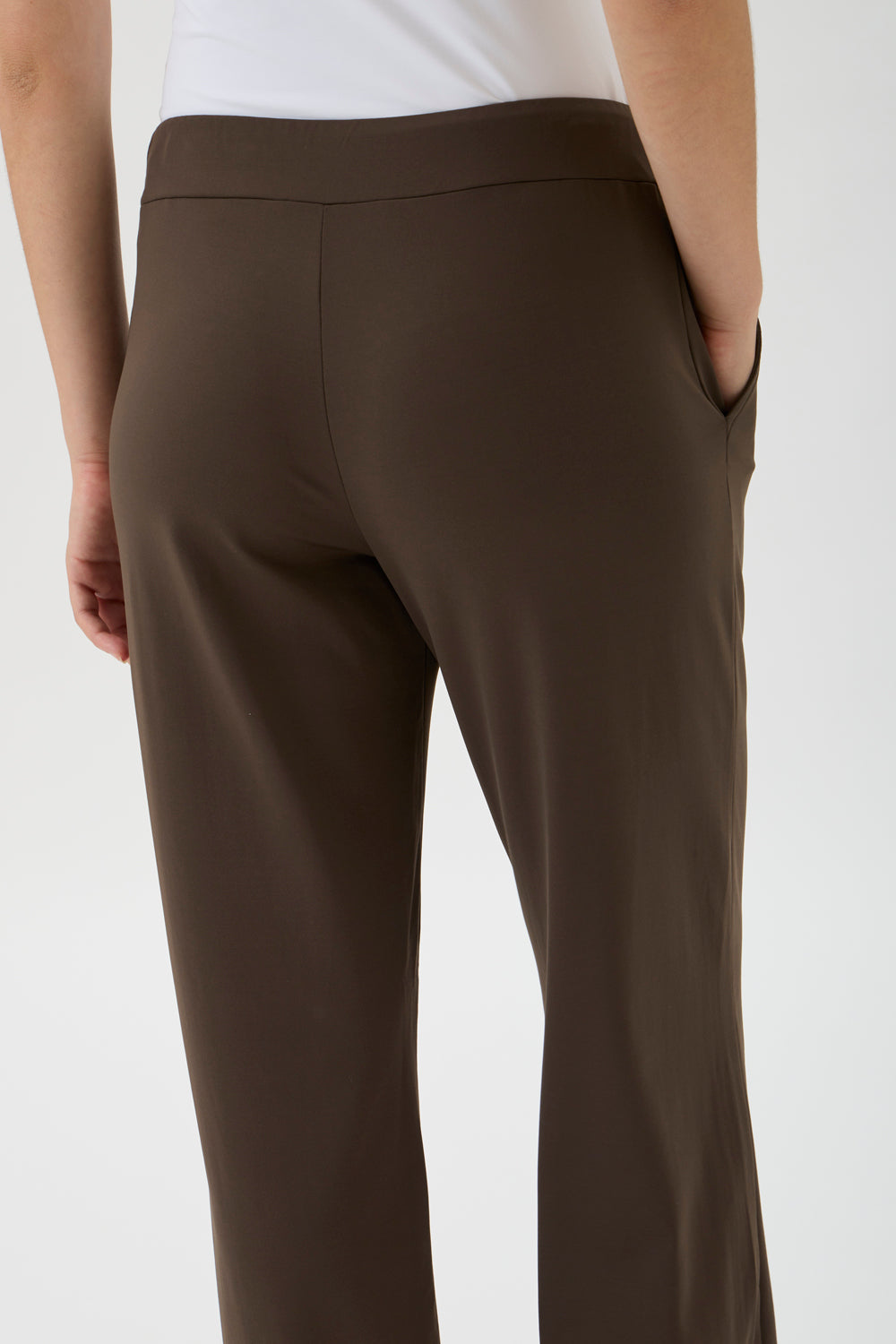 Wide-Leg Jersey Pants – Nair 4024 Cioccolato