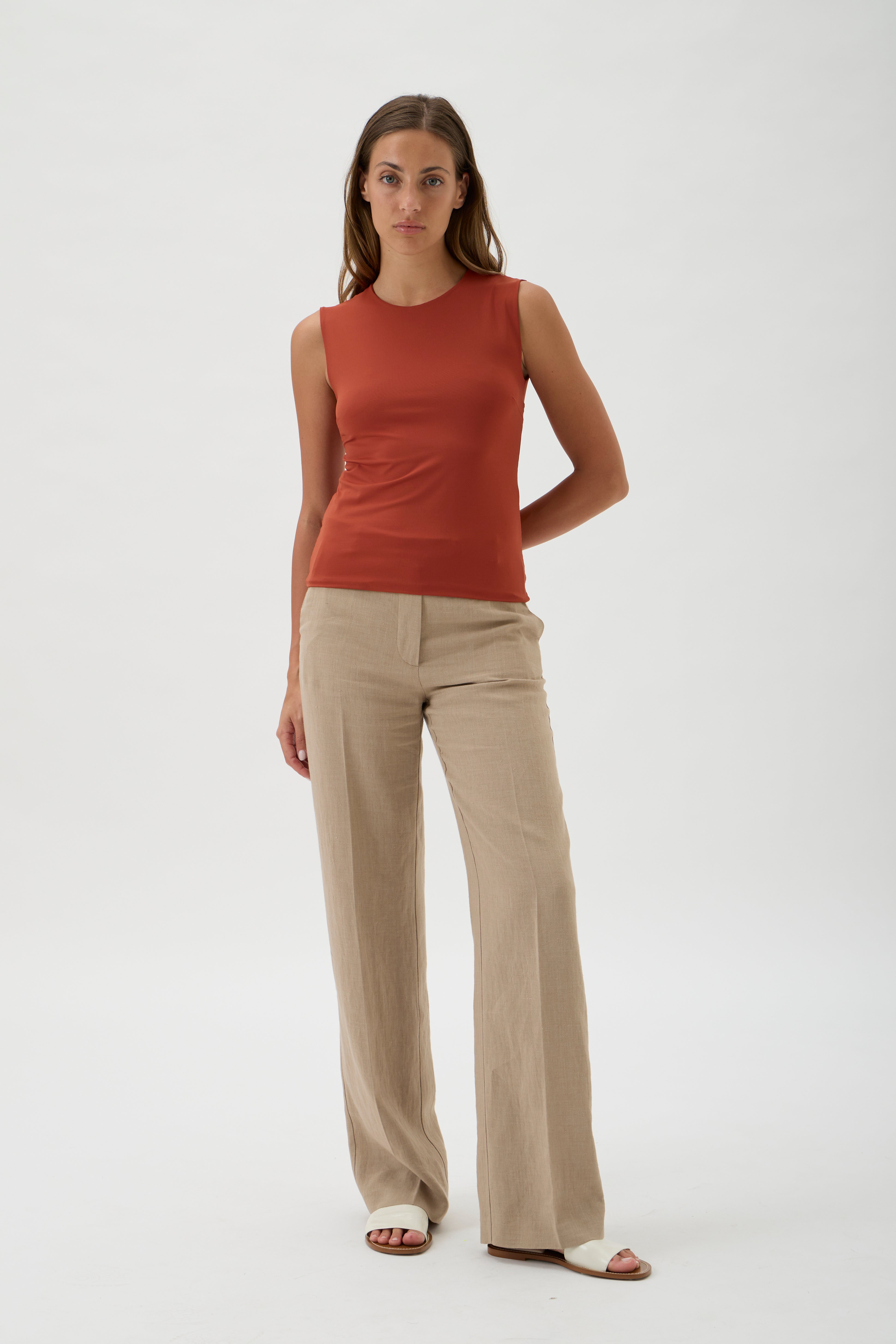Blouse No Sleeves – Nilo 1182 Terra Rossa
