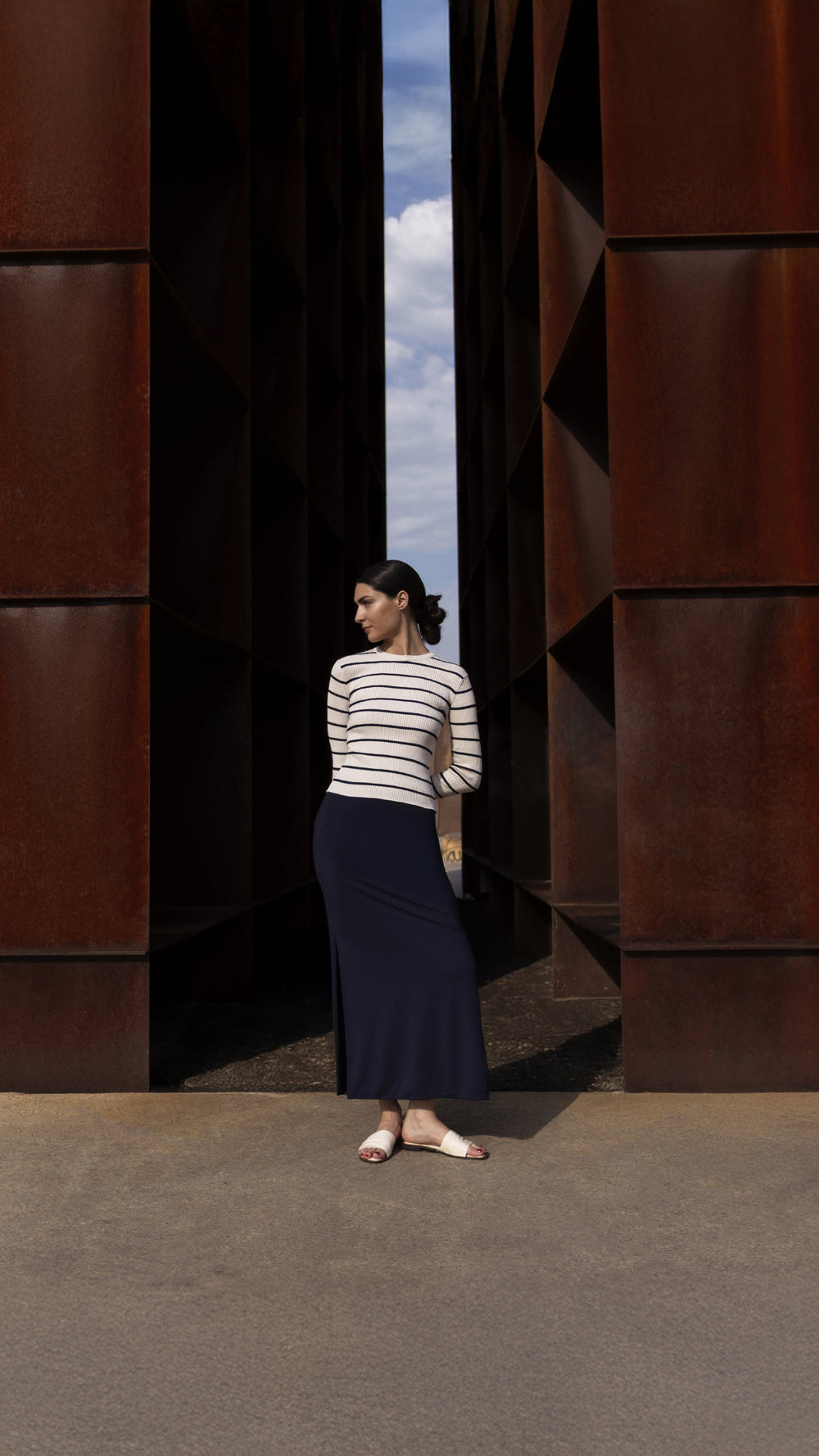 Wide Skirt – Nilo 3355 BLACK