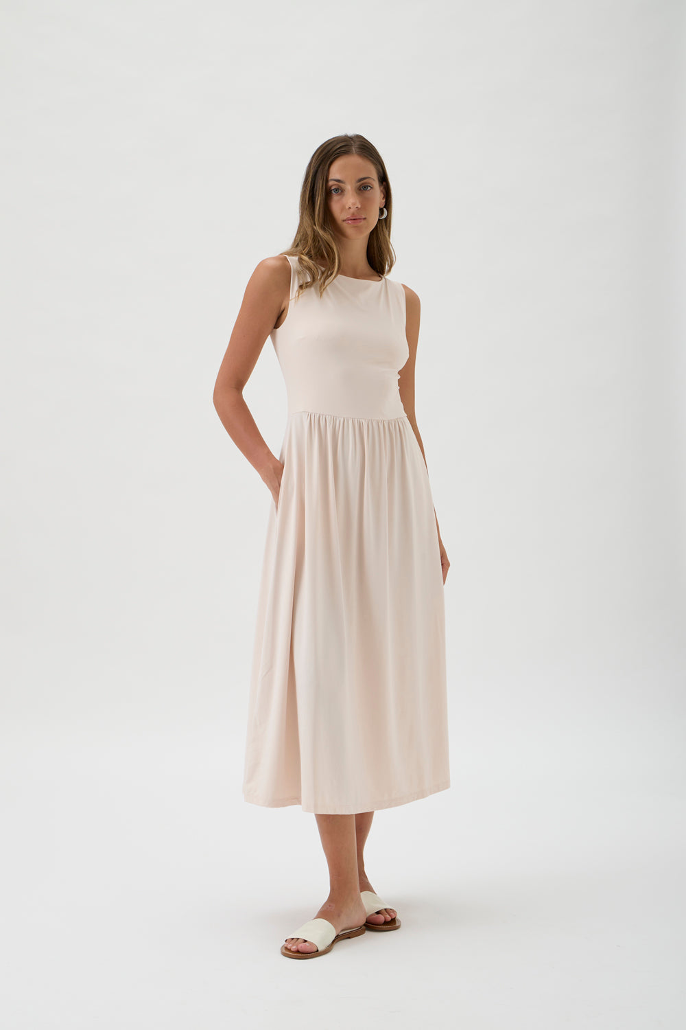 LONG DRESS WITH BOATNECK 9493 CIPRIA