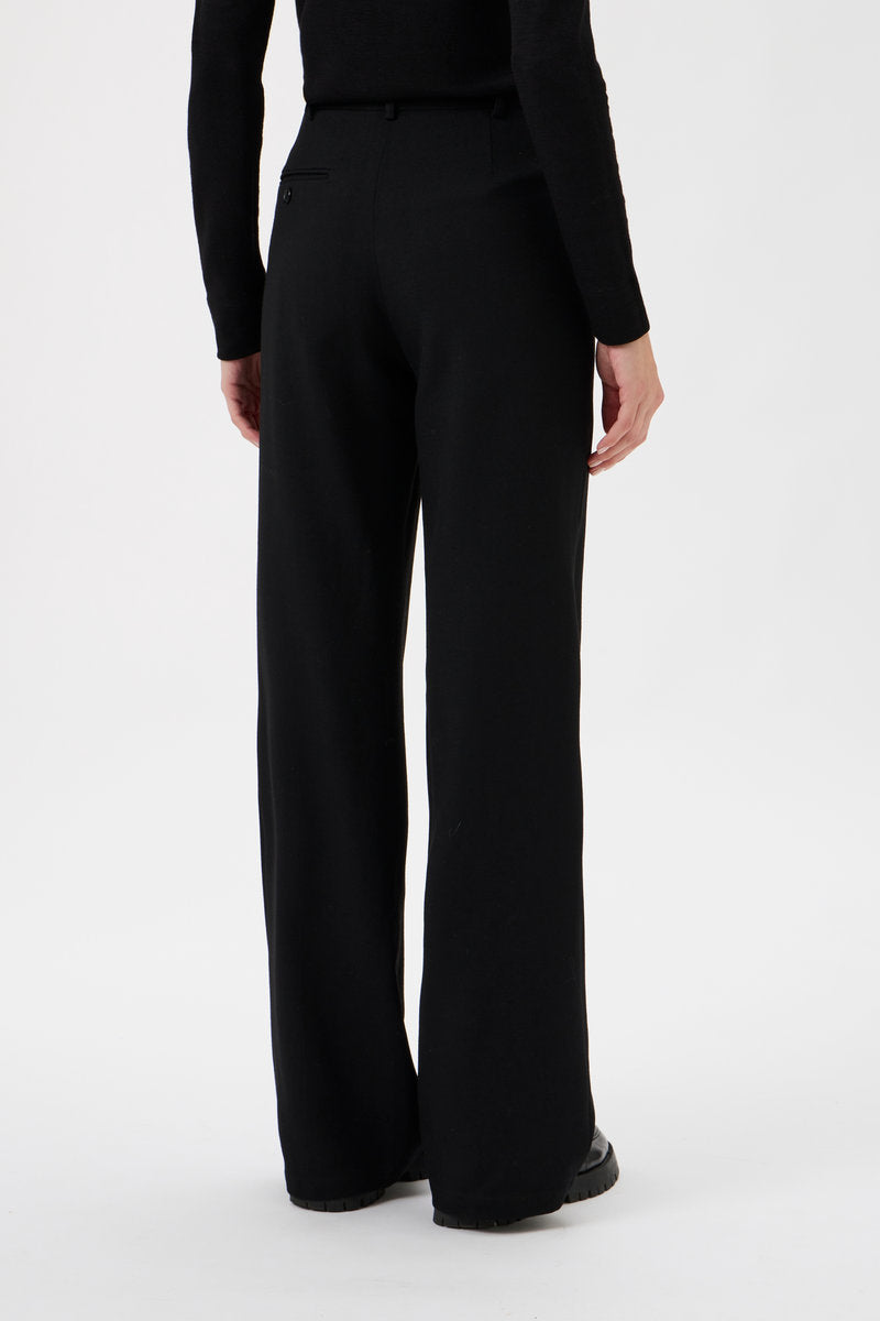 Classic wide legged pants - 473B Black