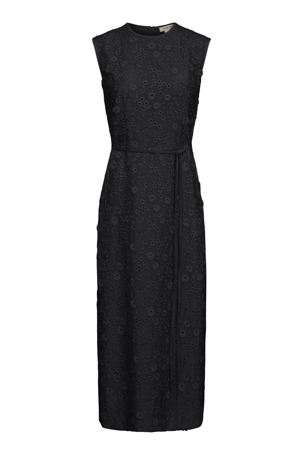 Embroidered Midi Dress – 9509 Ricamo 9509 Black