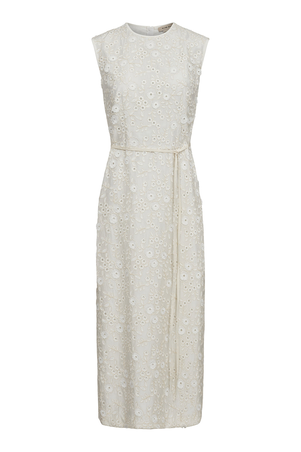 Embroidered Midi Dress – 9509 Ricamo 9509 NATURALE