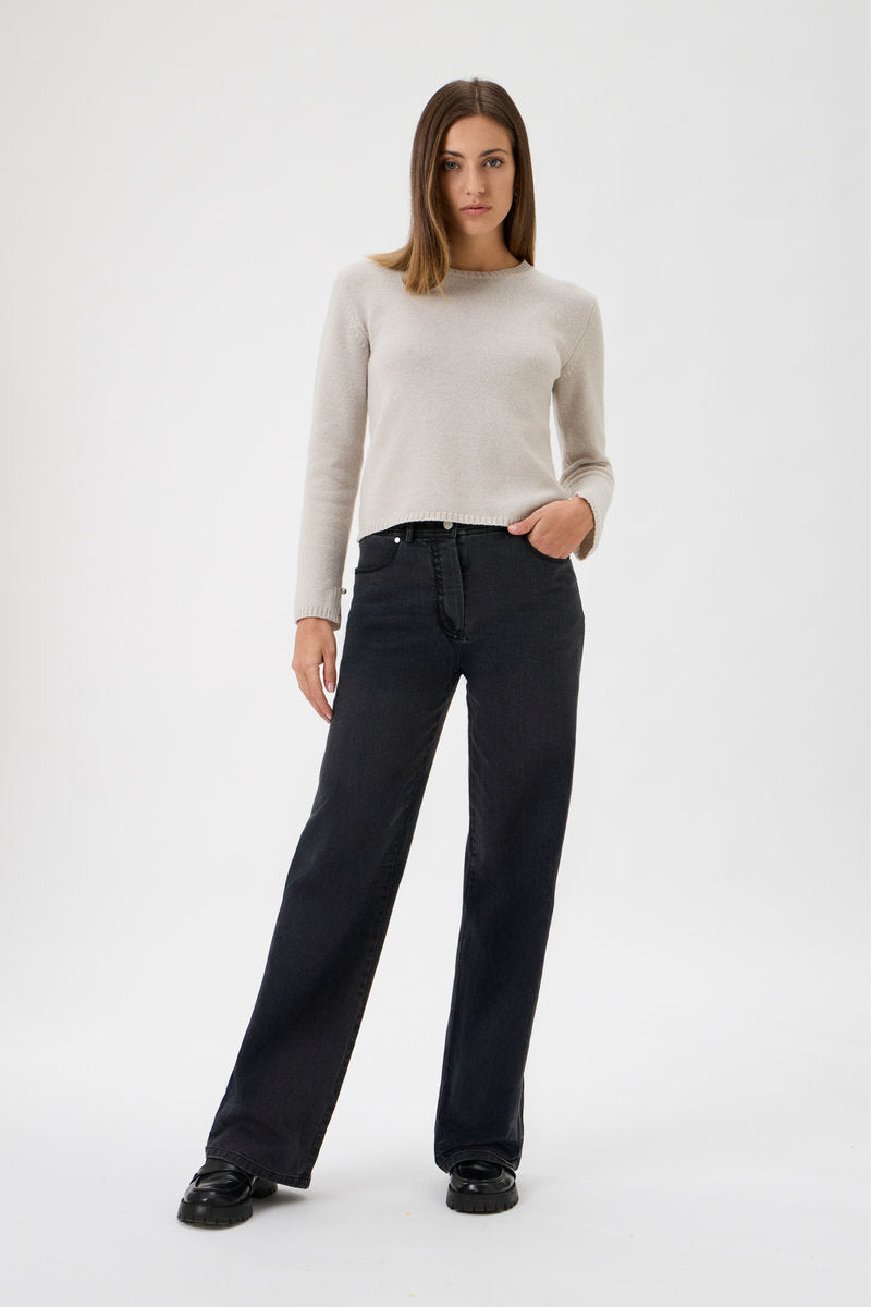 Jeans Wide Legs - 4017 Black